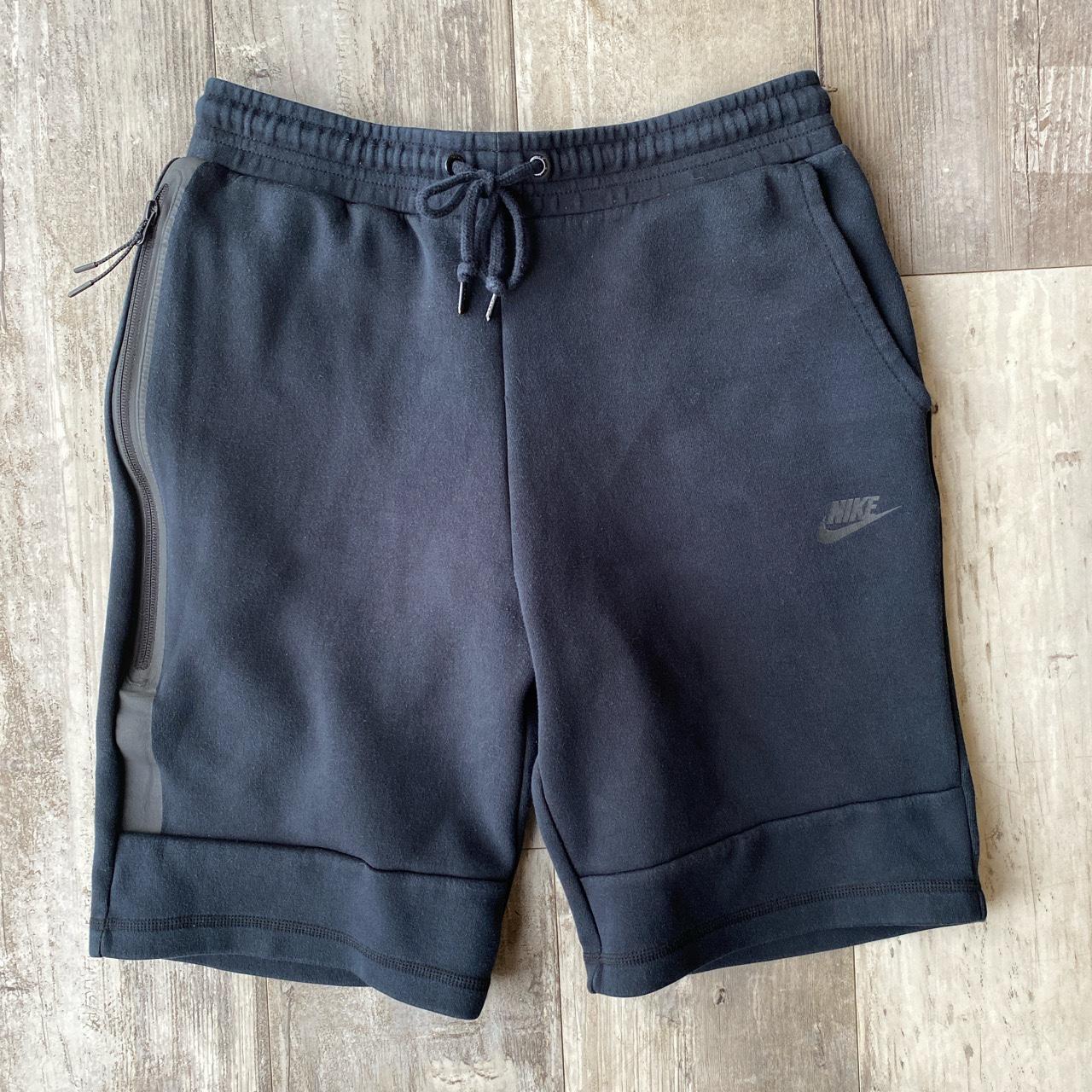Nike Tech Fleece Shorts Zip Pocket Black Size Men’s... Depop