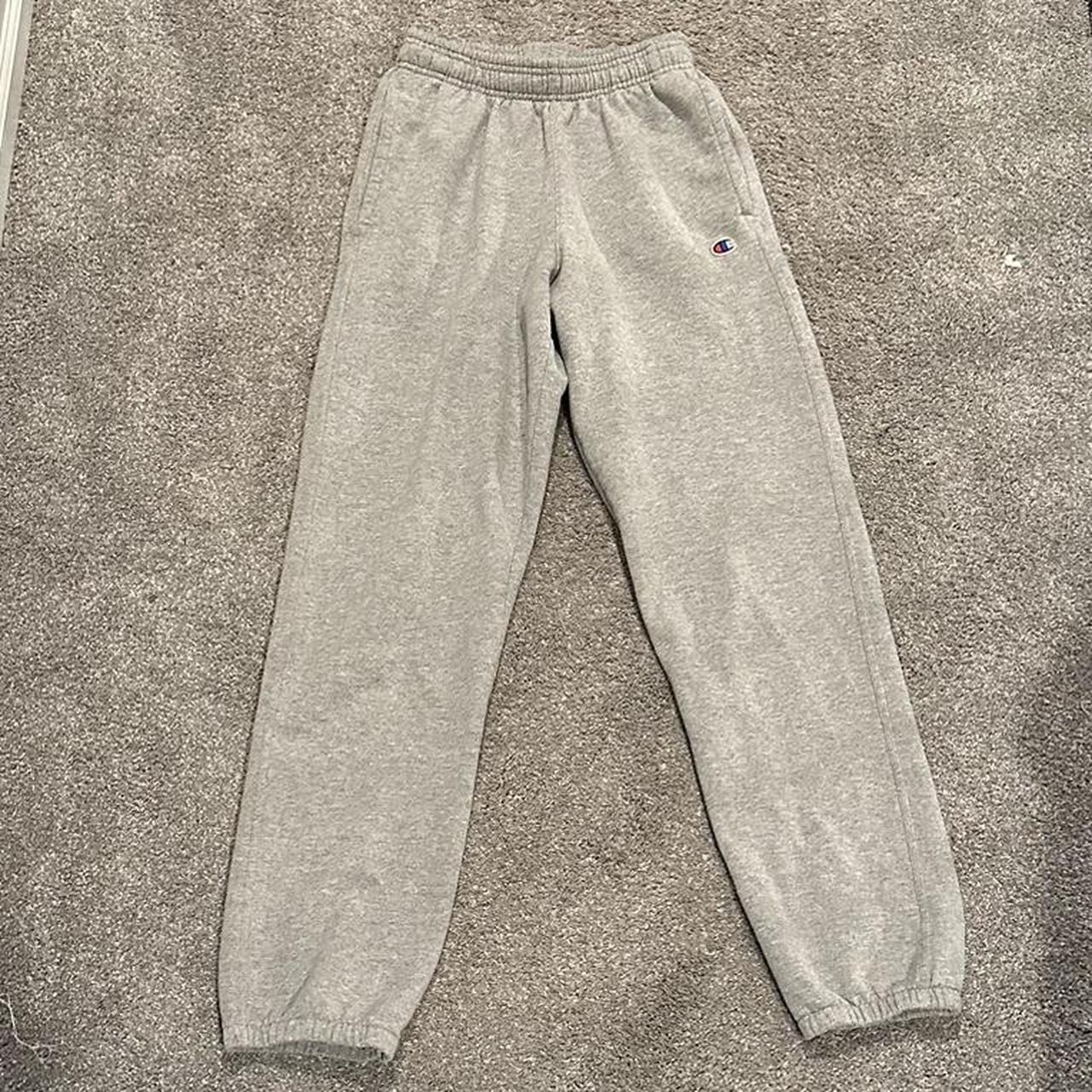 Grey champion sweatpants 👽 Size S #champion... - Depop