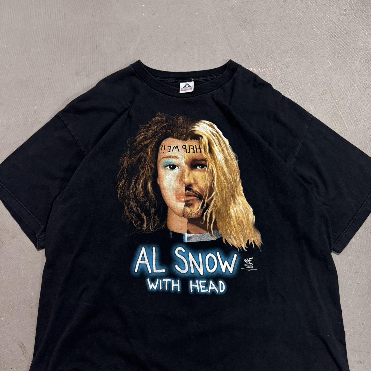 Vintage Wrestling deals WWE WWF Very Rare Al Snow Snowman est 1982 sz m Shirt