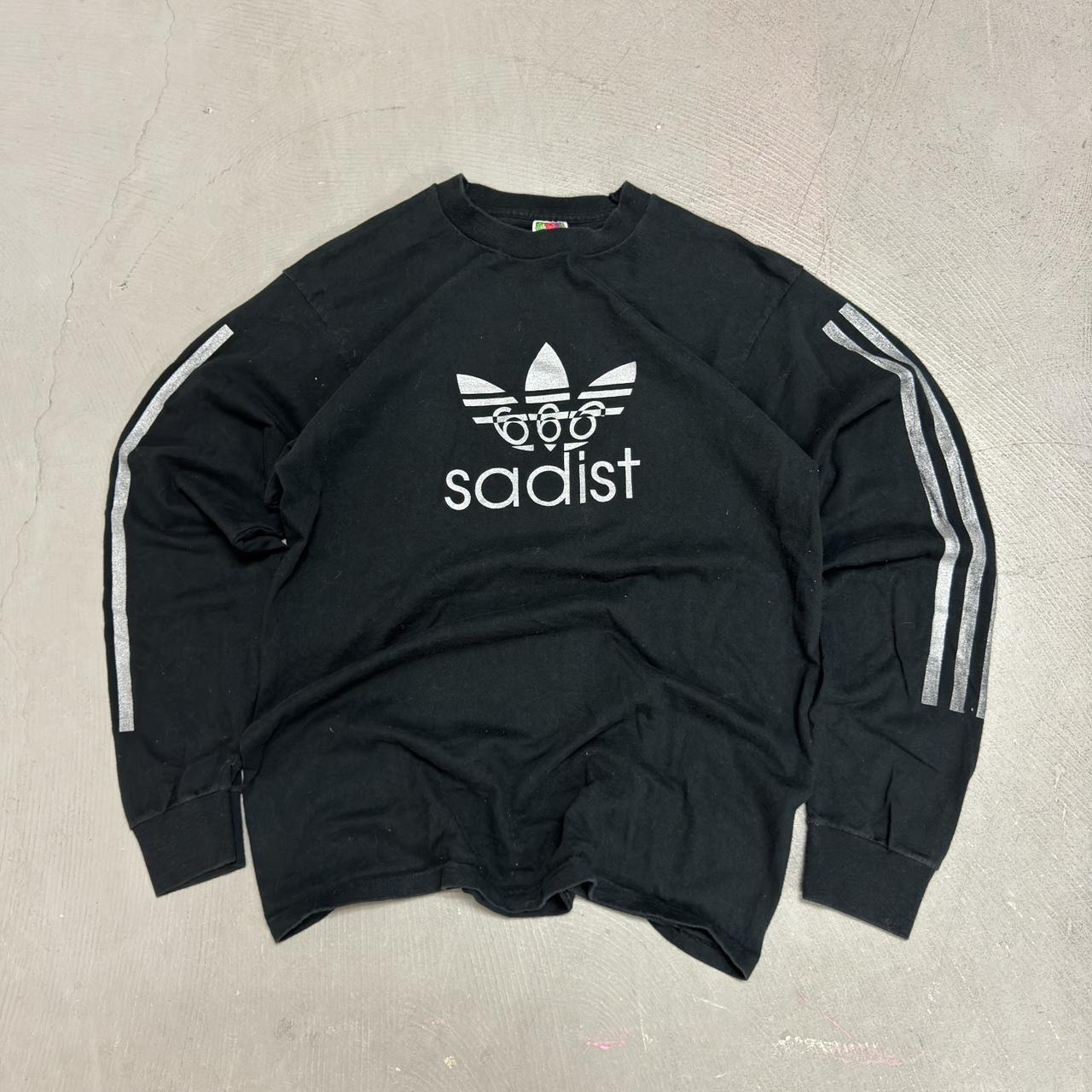 Vintage 90s Rare Archaic Smile Sadist 666 Adidas | Depop Vintage 90s Rare Archaic Smile Sadist 666 Adidas | Depop