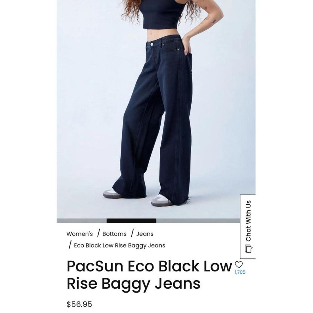 PacSun Black Low Rise Bootcut Pants