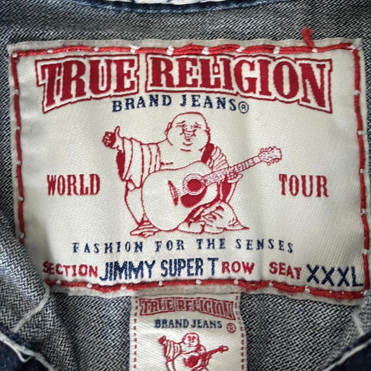 True religion jean jacket 3XL chief keef jacket - Depop