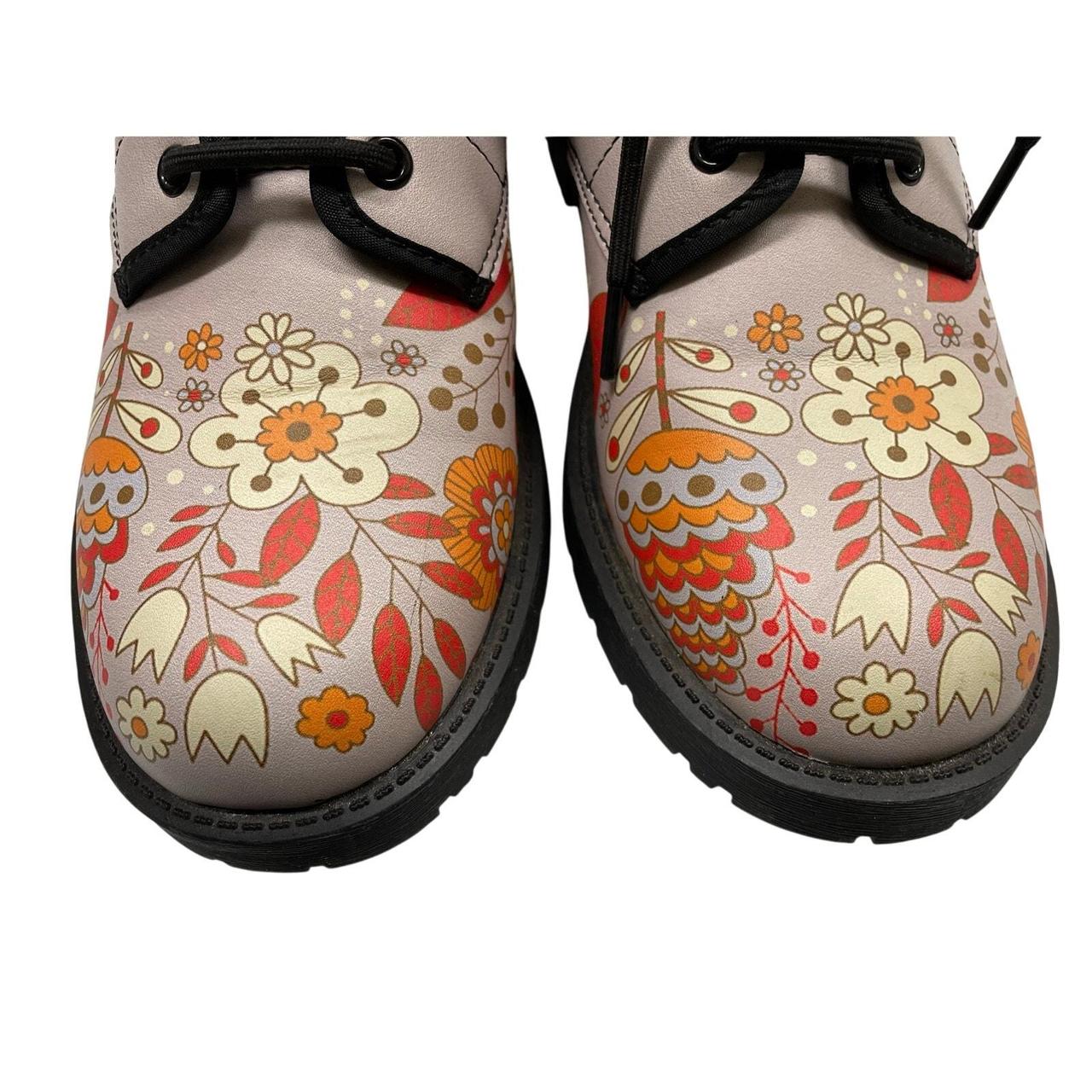 Source Unknown Women's Combat Boots - Grey/Orange… - image 5