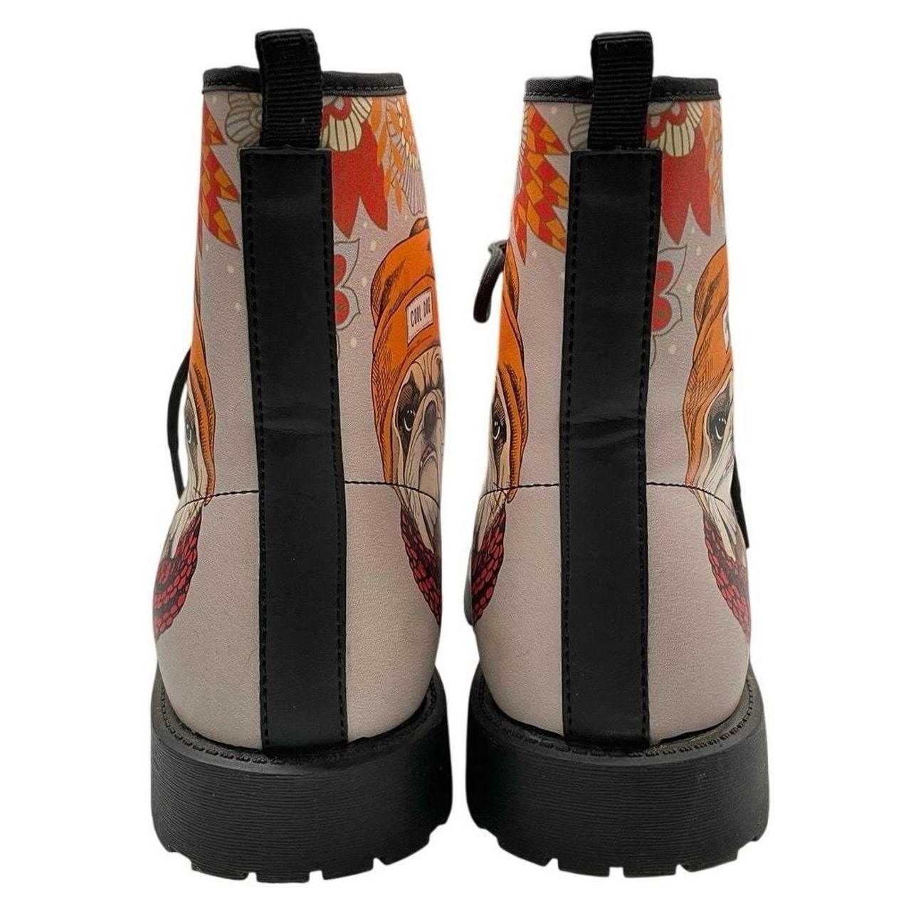 Source Unknown Women's Combat Boots - Grey/Orange… - image 4