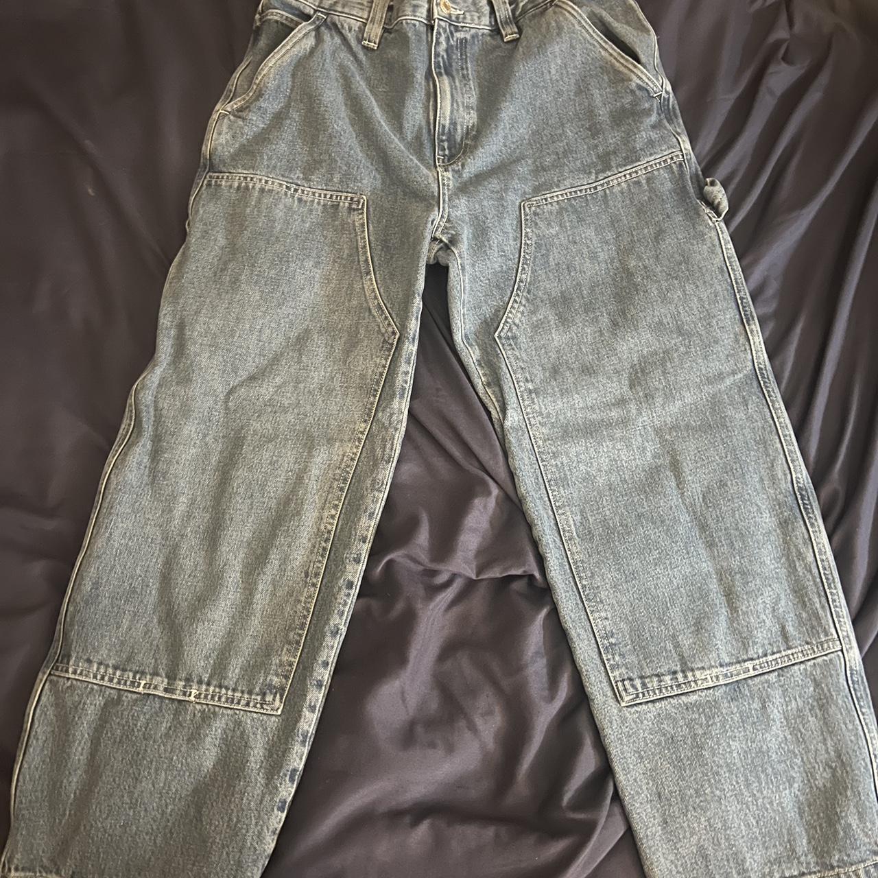 Stüssy Men's Blue Jeans | Depop