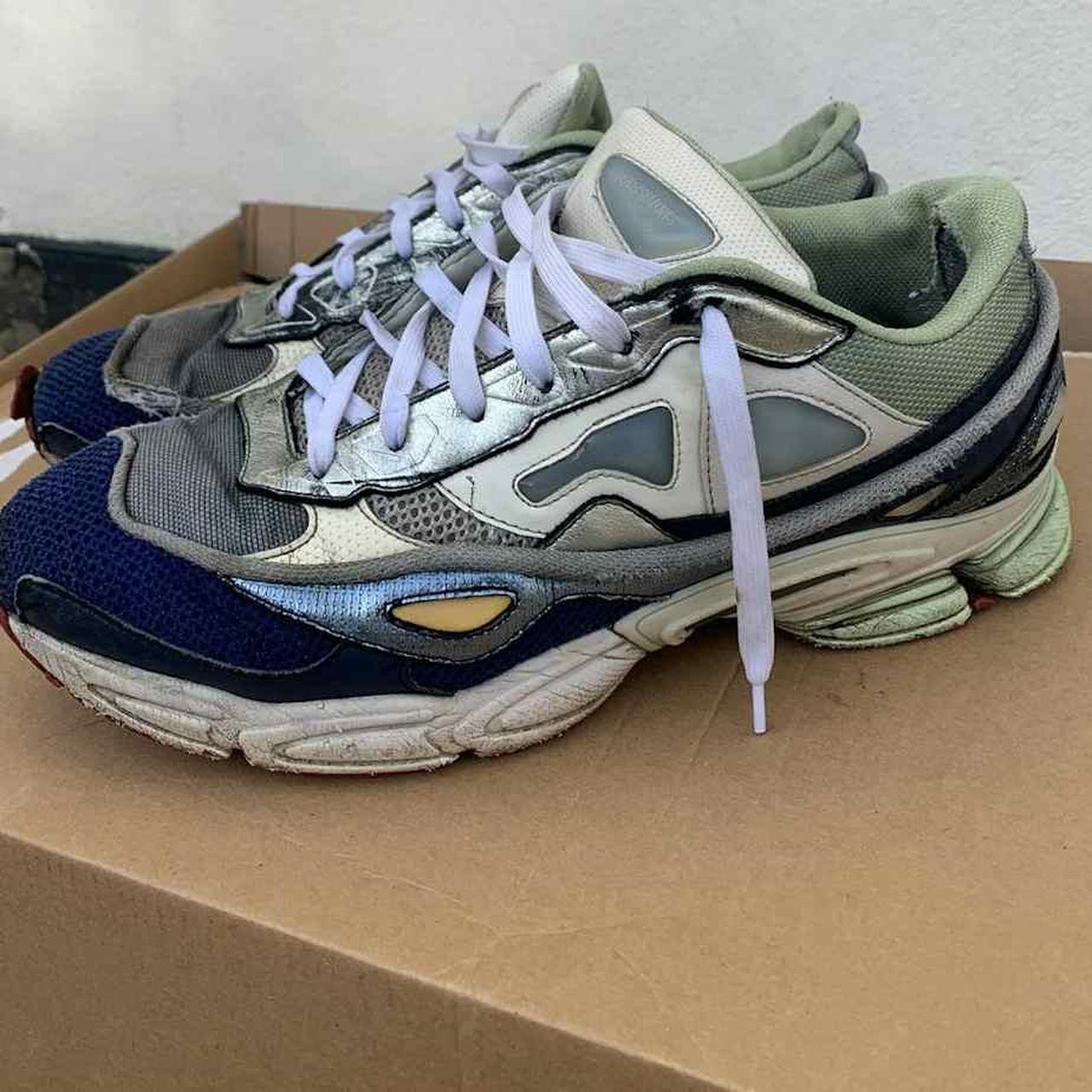 Raf Simons Ozweego 1 Silver Rare Colour-way Size... - Depop