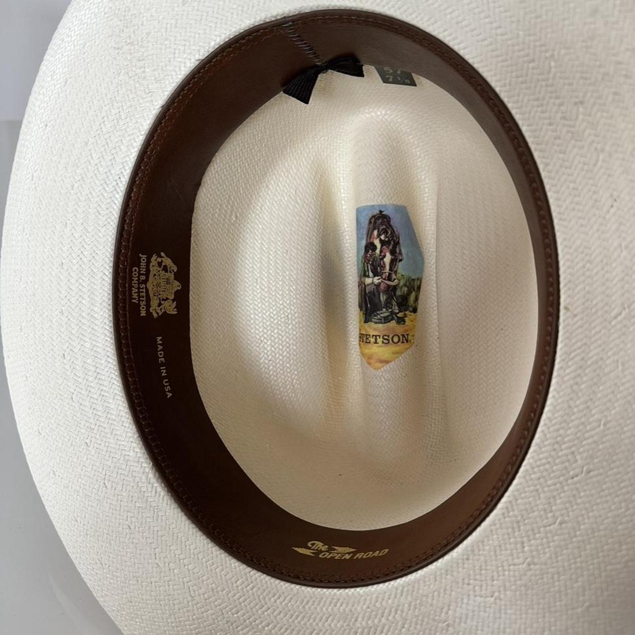 Stetson Men's Cream Hat Depop