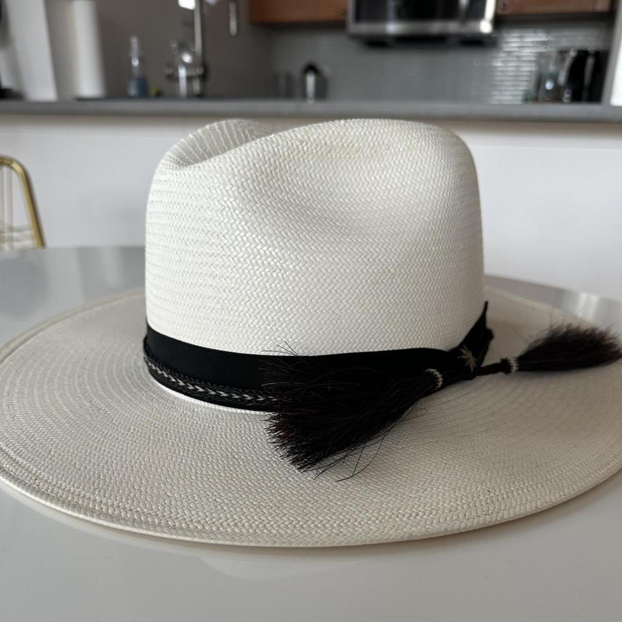 Stetson straw fedora! Beautiful. Brand new & never... Depop
