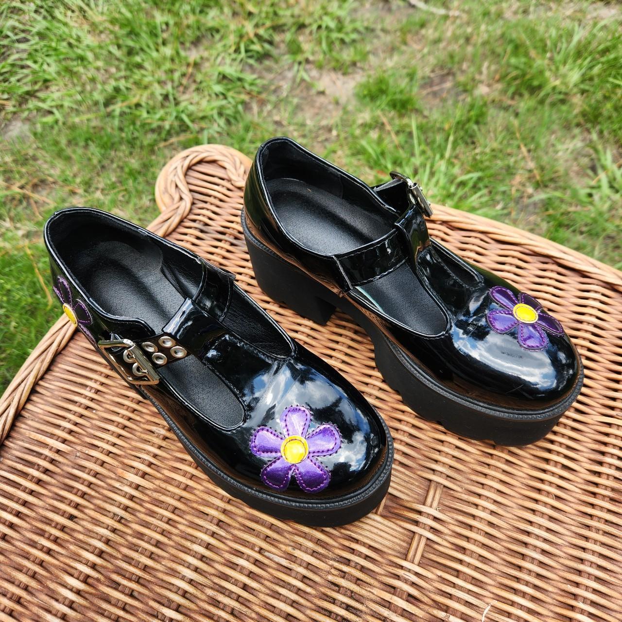 patent leather platform mary janes
