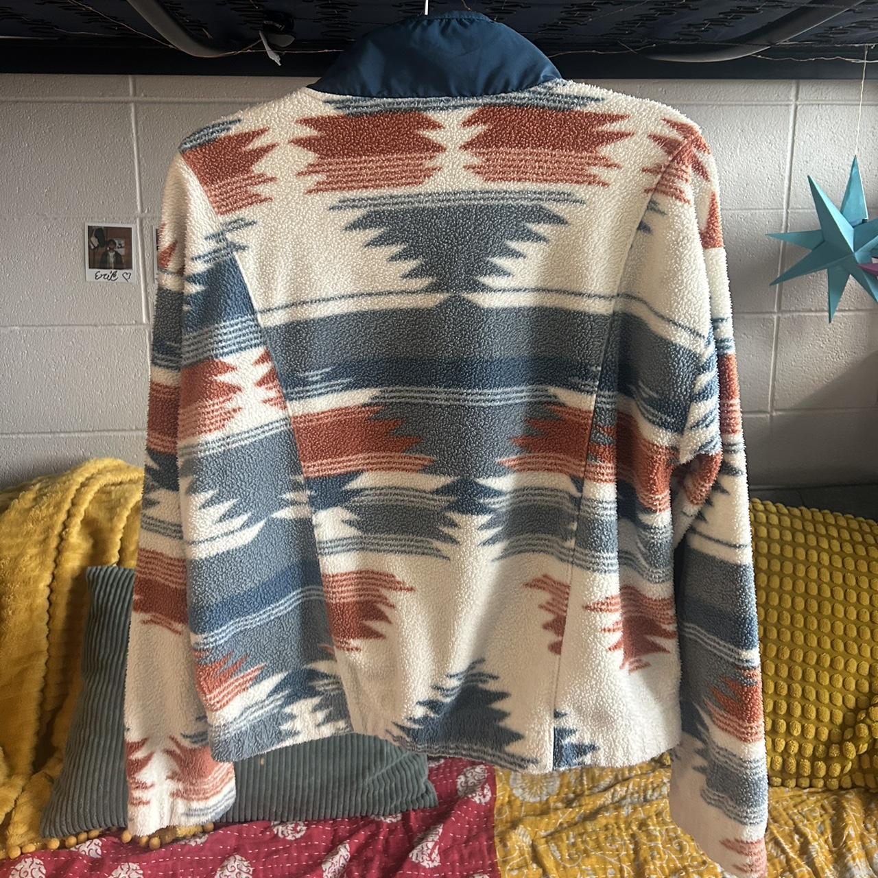 Women's Jacket - Multi/Blue - S – Aztec patterned… - image 2