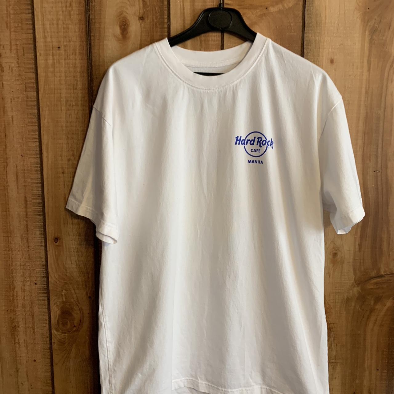 Hard Rock Cafe Men's White T-shirt | Depop