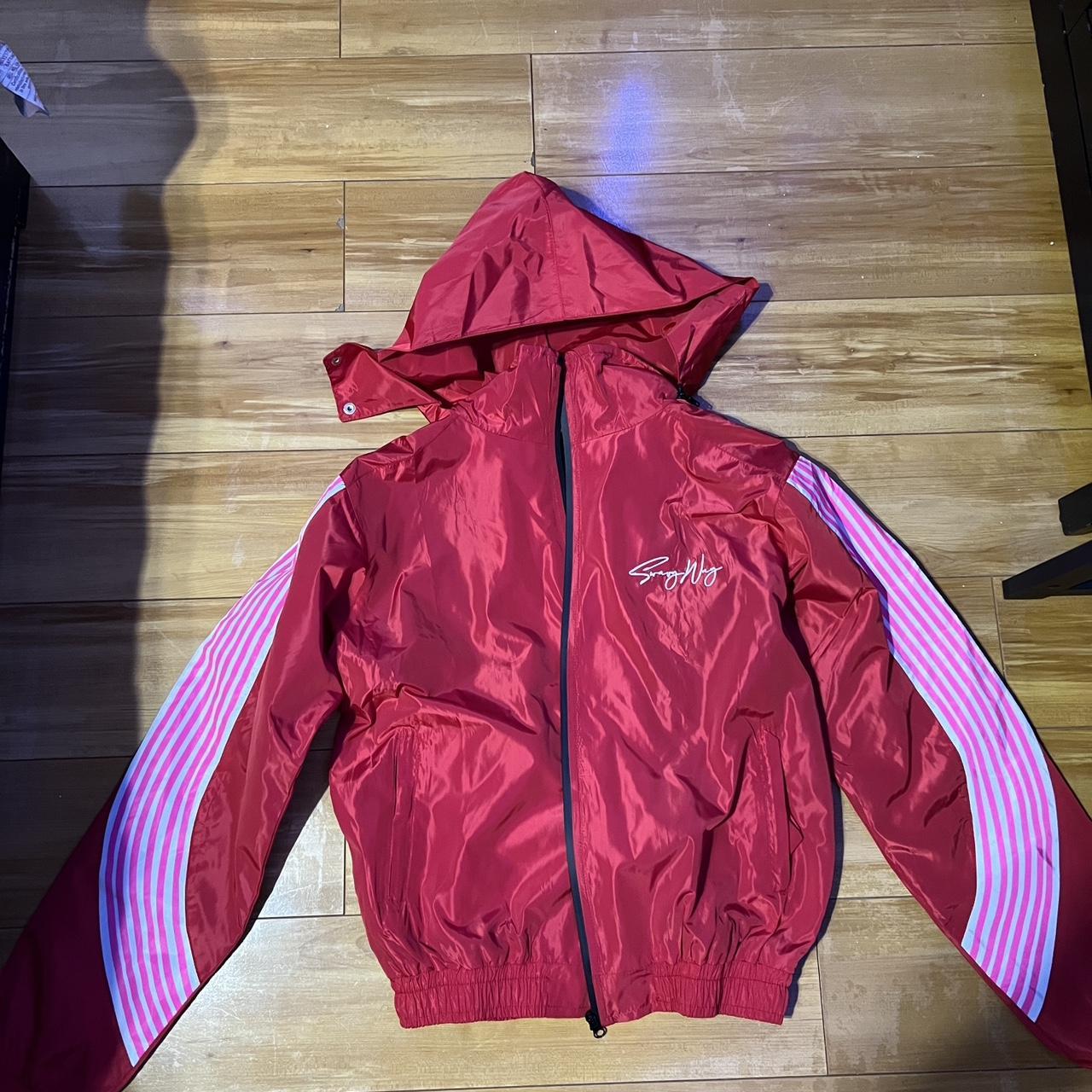 Men's Red and Pink Jacket