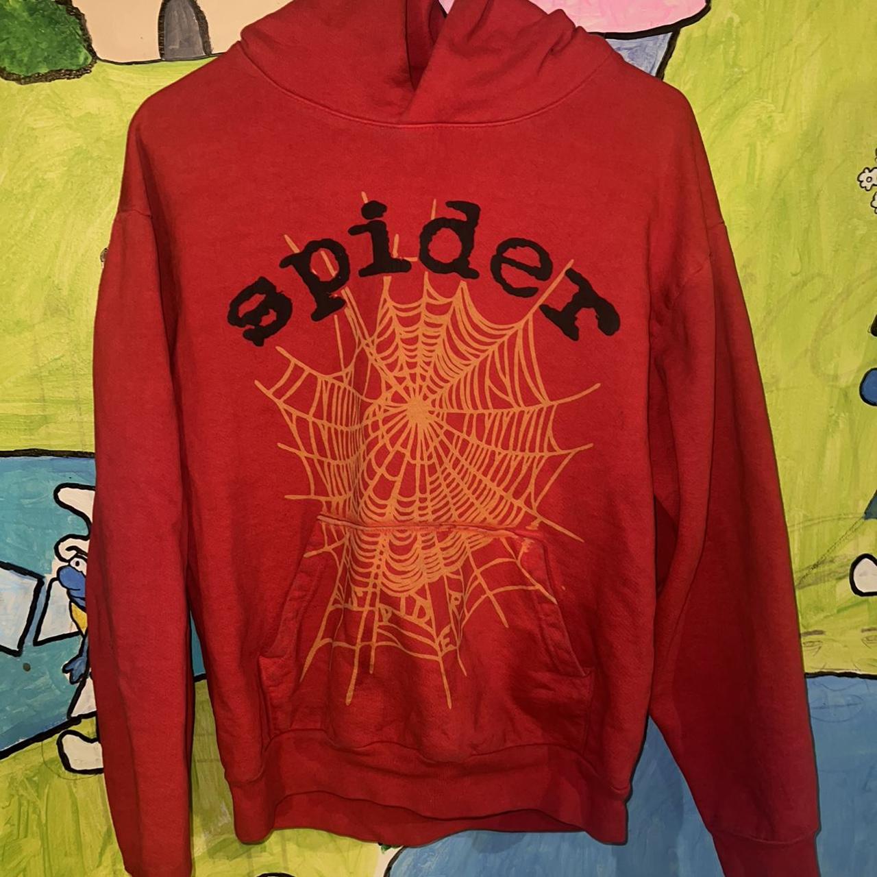 Spider worldwide hoodie red This was one of the - Depop