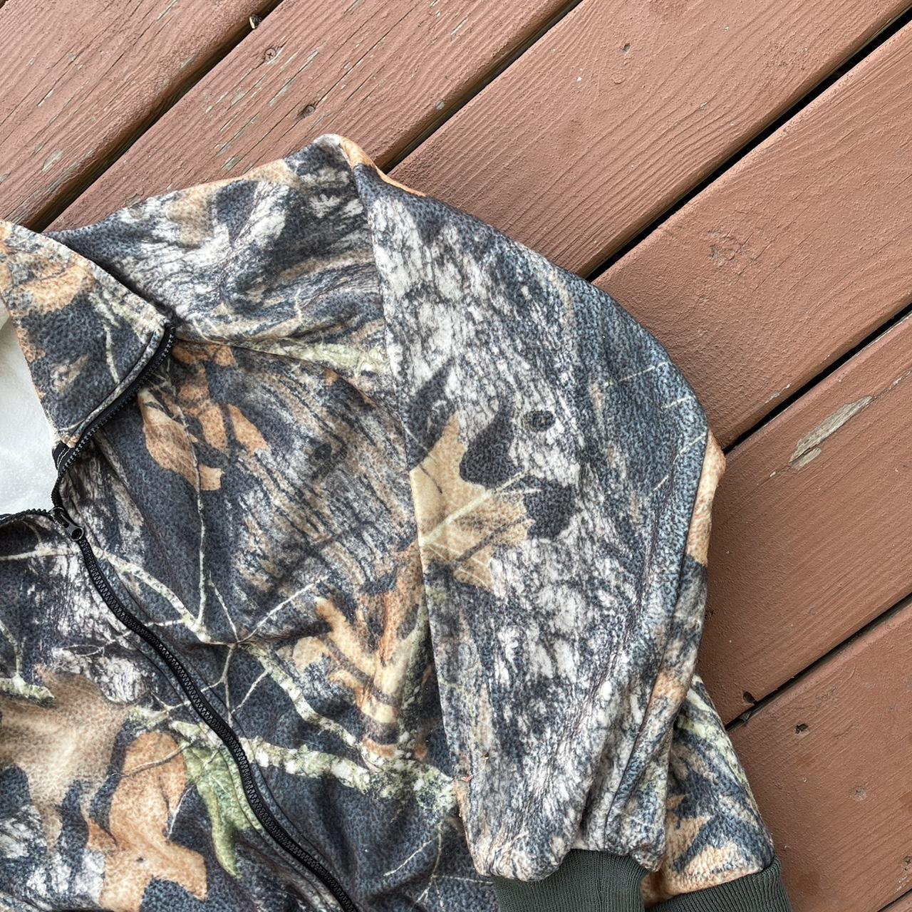 Vintage Camo Zip Up Jacket! Crazy camo design, in... - Depop