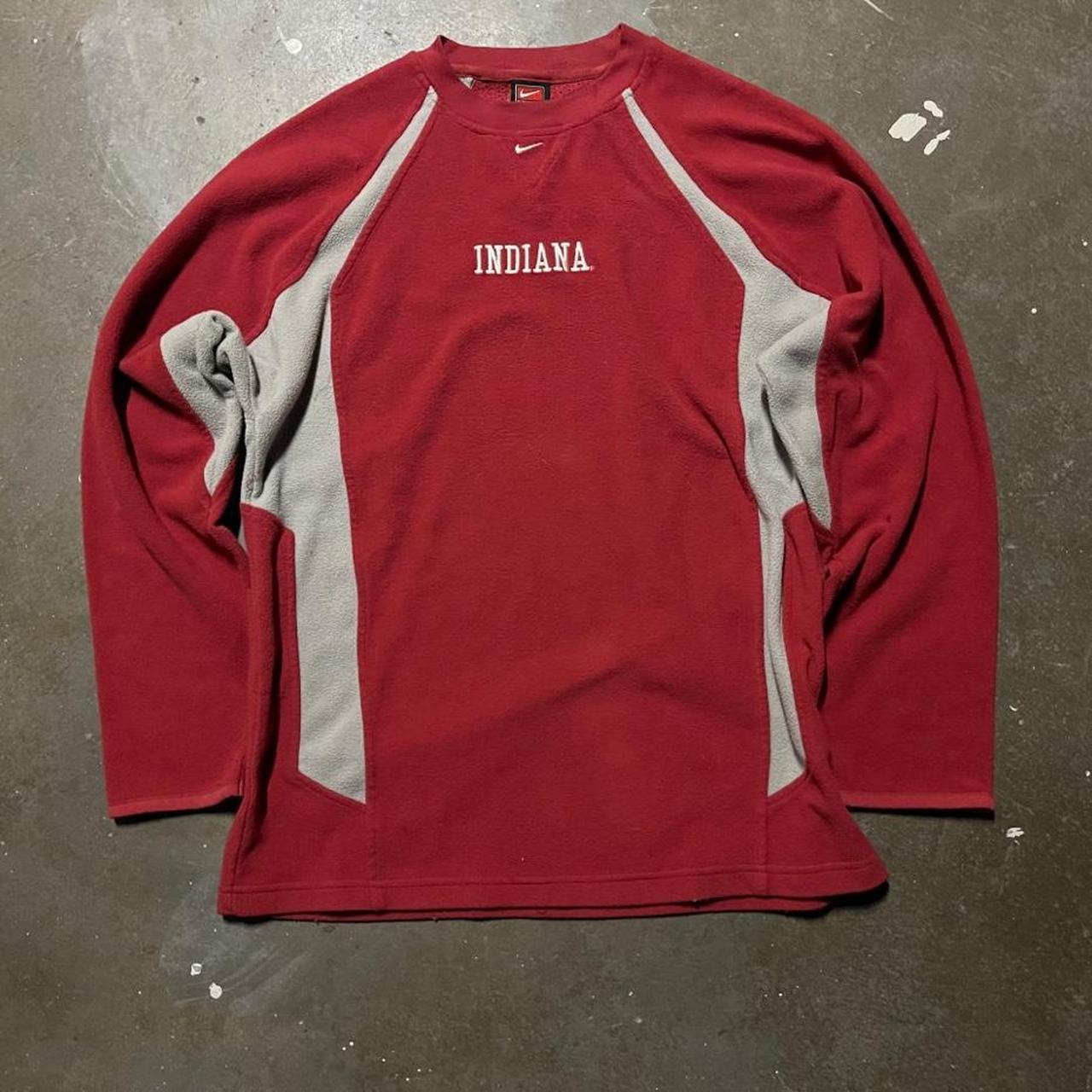 Vintage Y2K Nike Indiana Hoosiers Crewneck/LS Size... - Depop