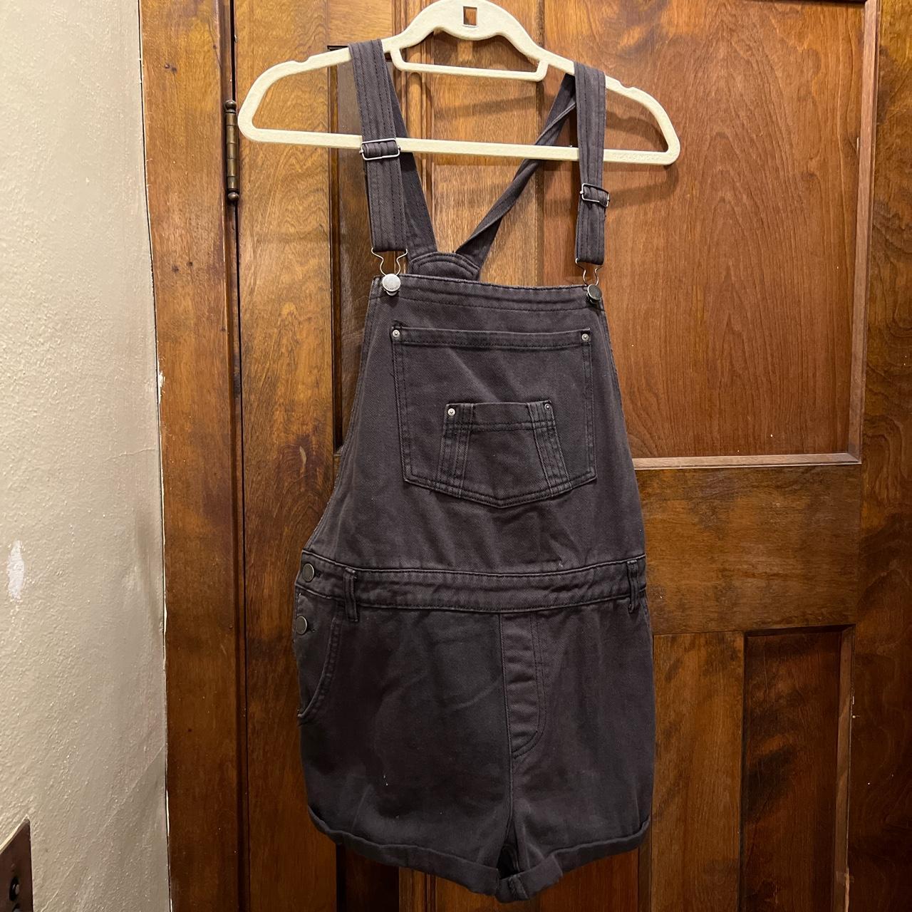 Billabong Women S Black Dungarees Overalls Depop