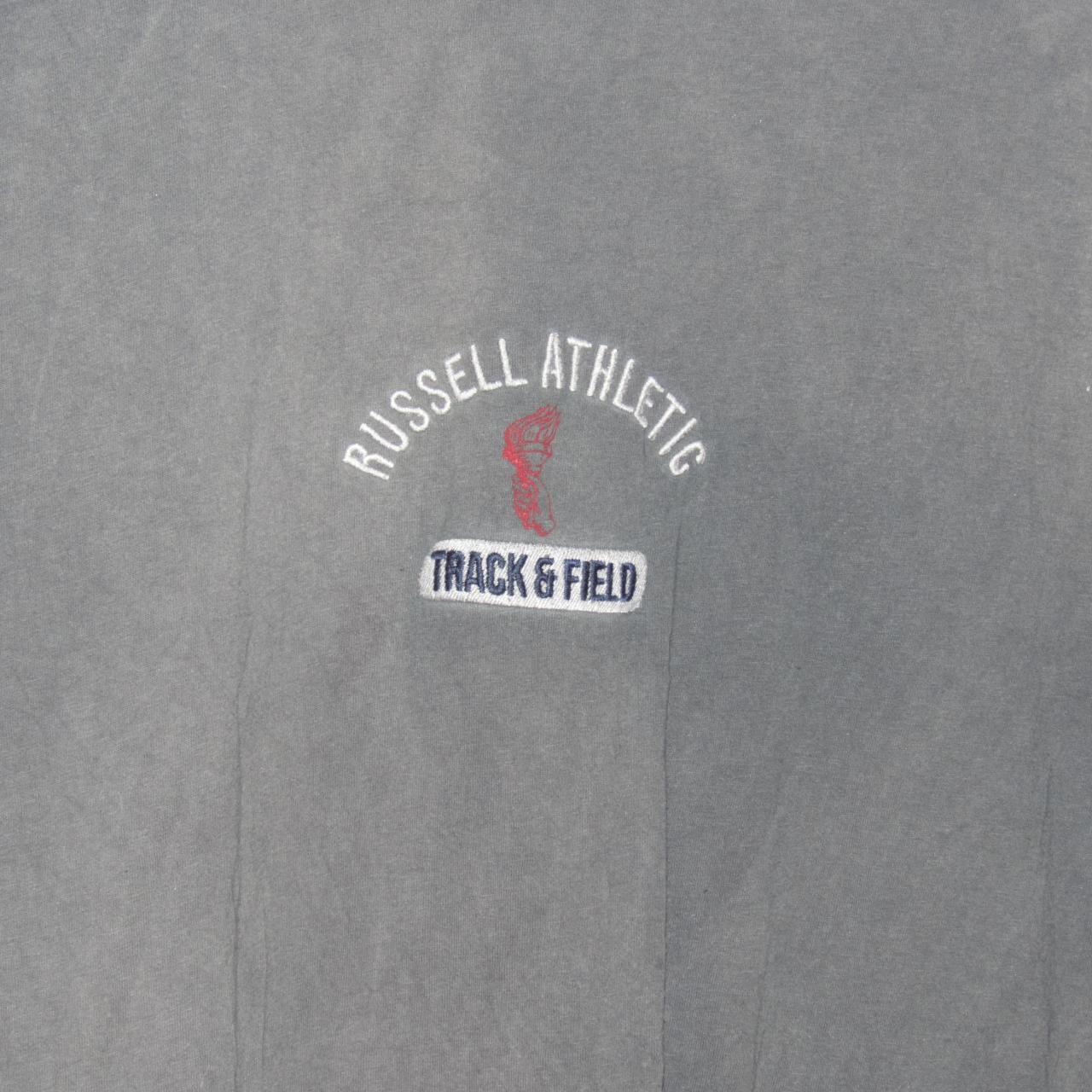 Grey Russell Athletic Vintage T Shirt size Medium Depop