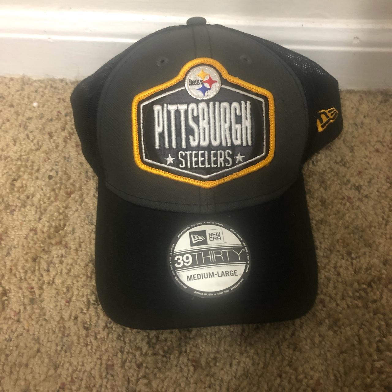 Pittsburgh Steelers New Era 39THIRTY Flex Hat - Black