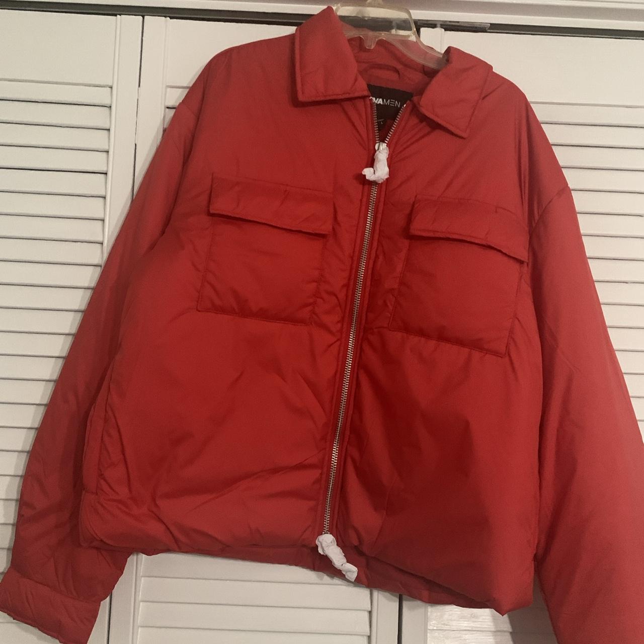 Fashion nova red coat hotsell