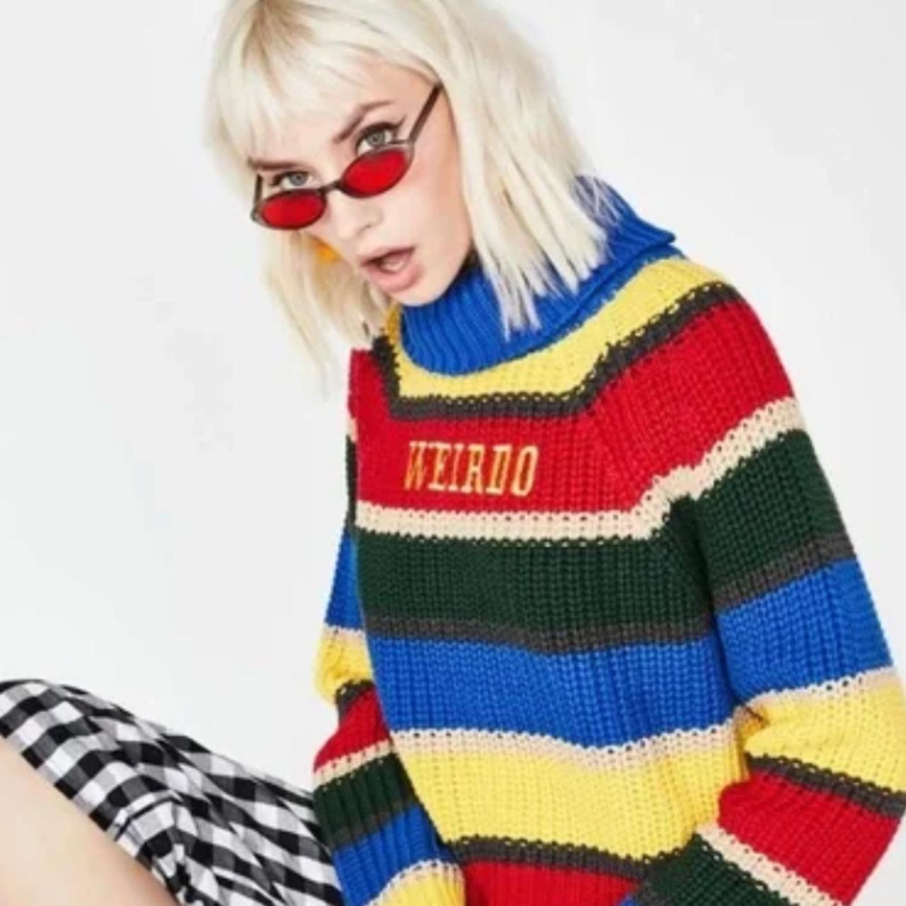 Weirdo hot sale rainbow sweater