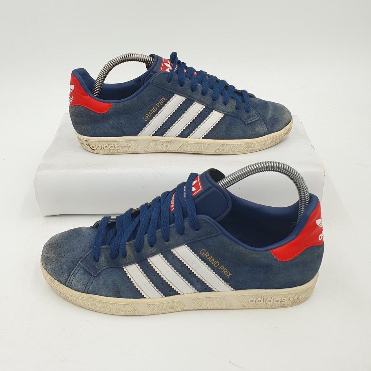 Adidas Grand Prix Trainer Low Navy Blue Mens UK6... - Depop