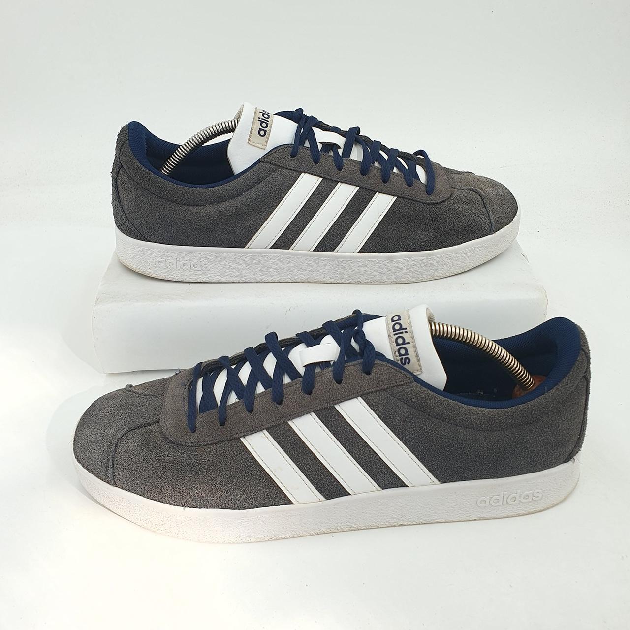 Adidas VL 2.0 Court Shoes Blue Mens UK11 Indonesia... - Depop