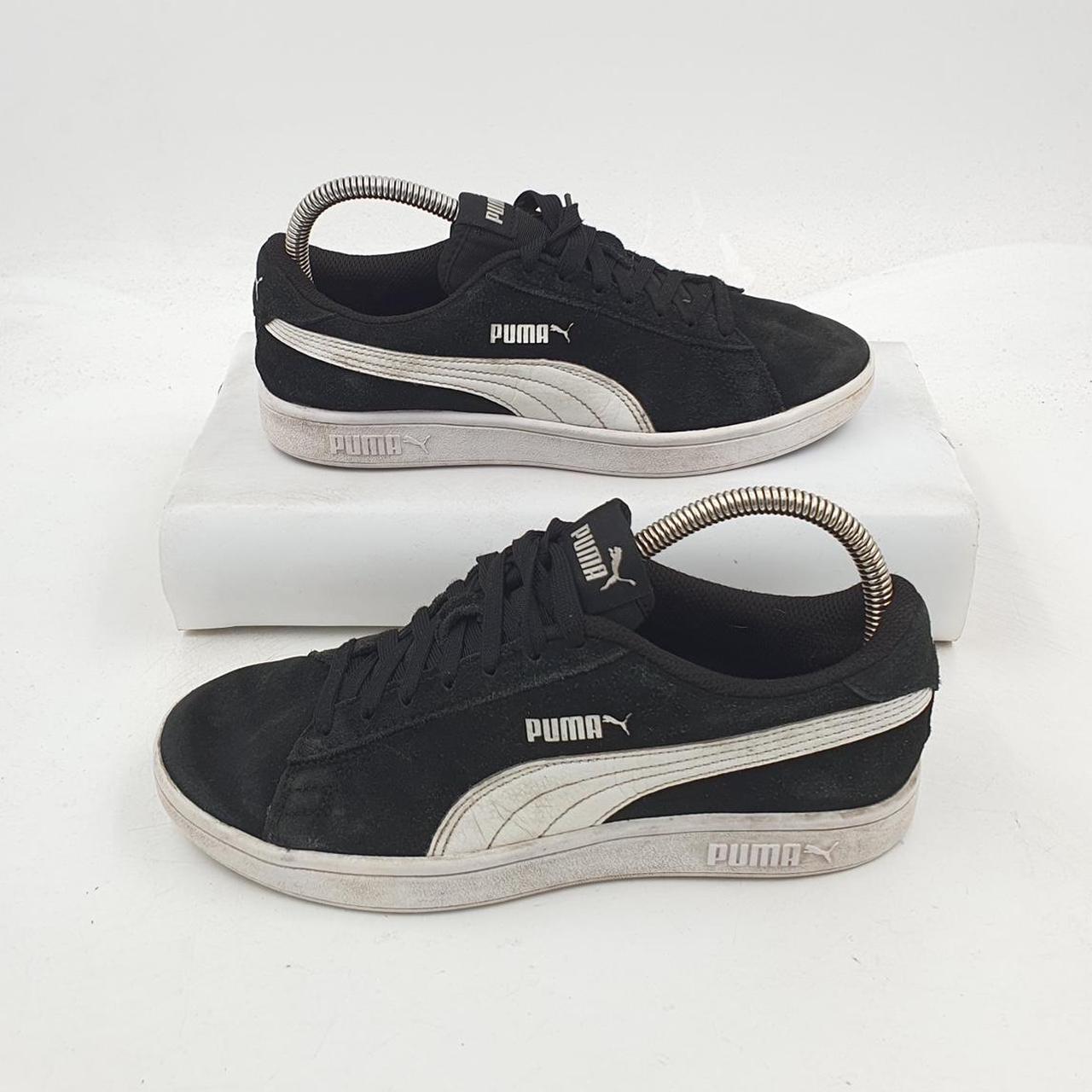 Puma Smash Trainer Black Womens UK5 China 2017