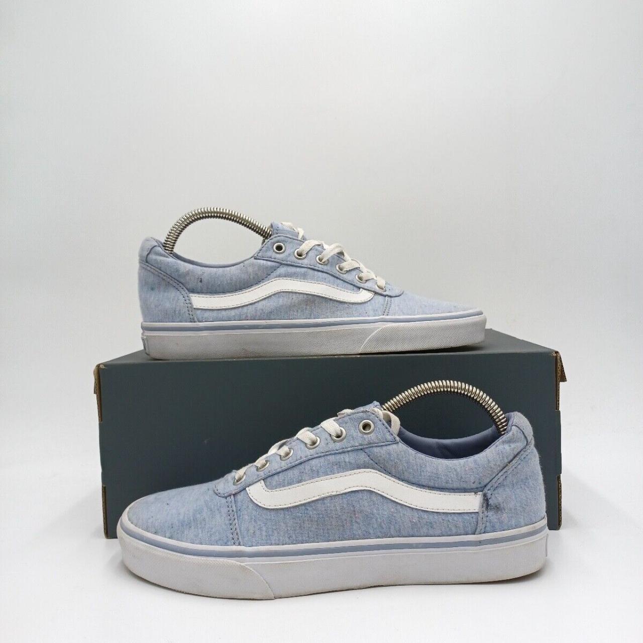 Vans old skool hot sale jersey lace dress blue