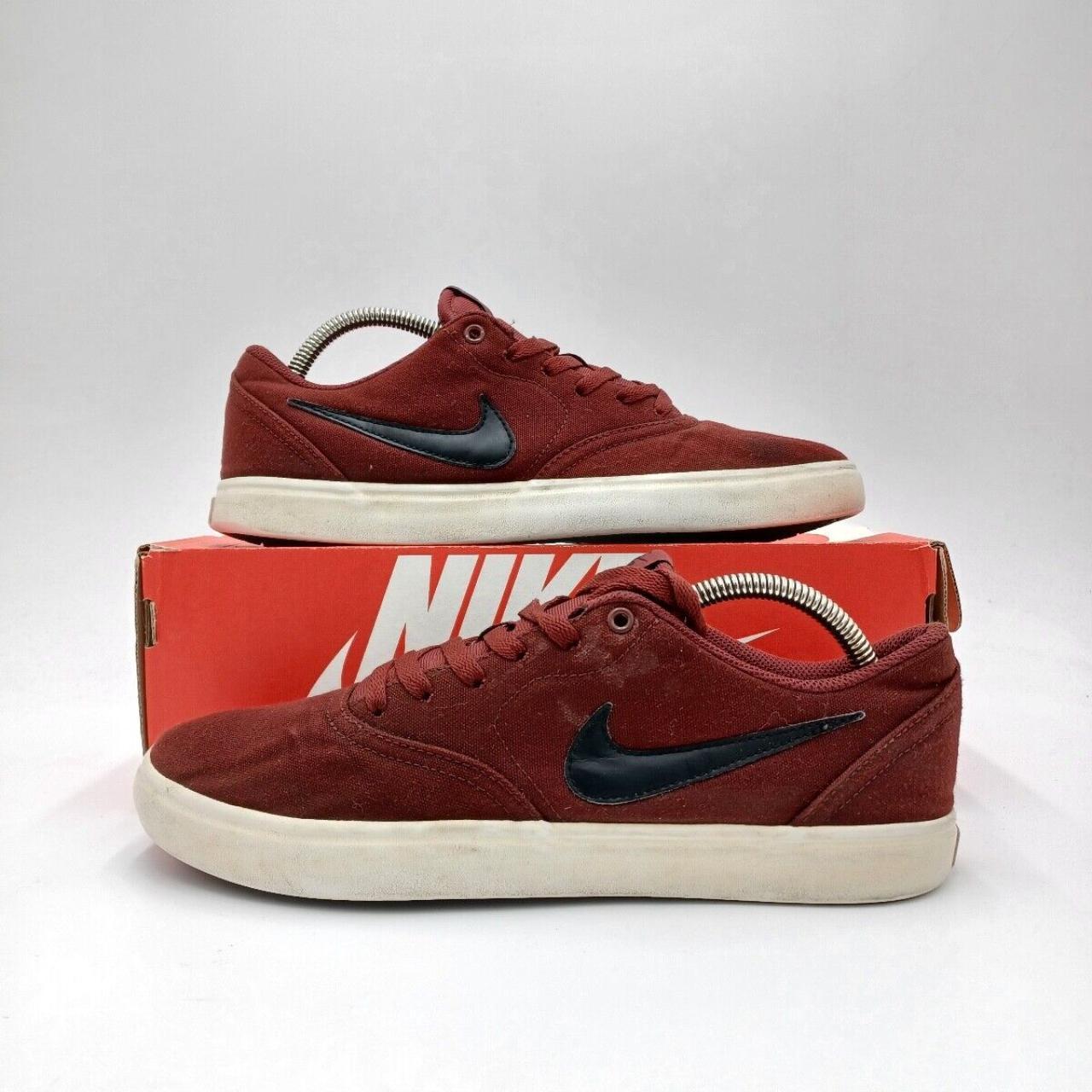 Nike sb red check solarsoft sales trainers