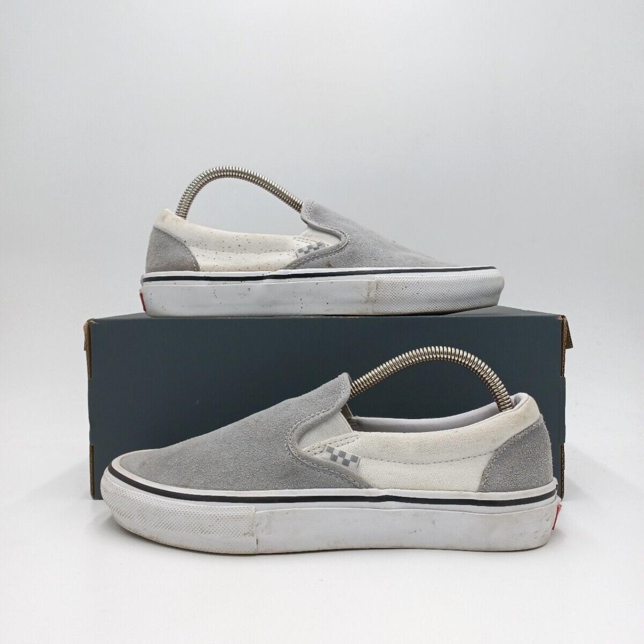 Mens grey hot sale vans trainers