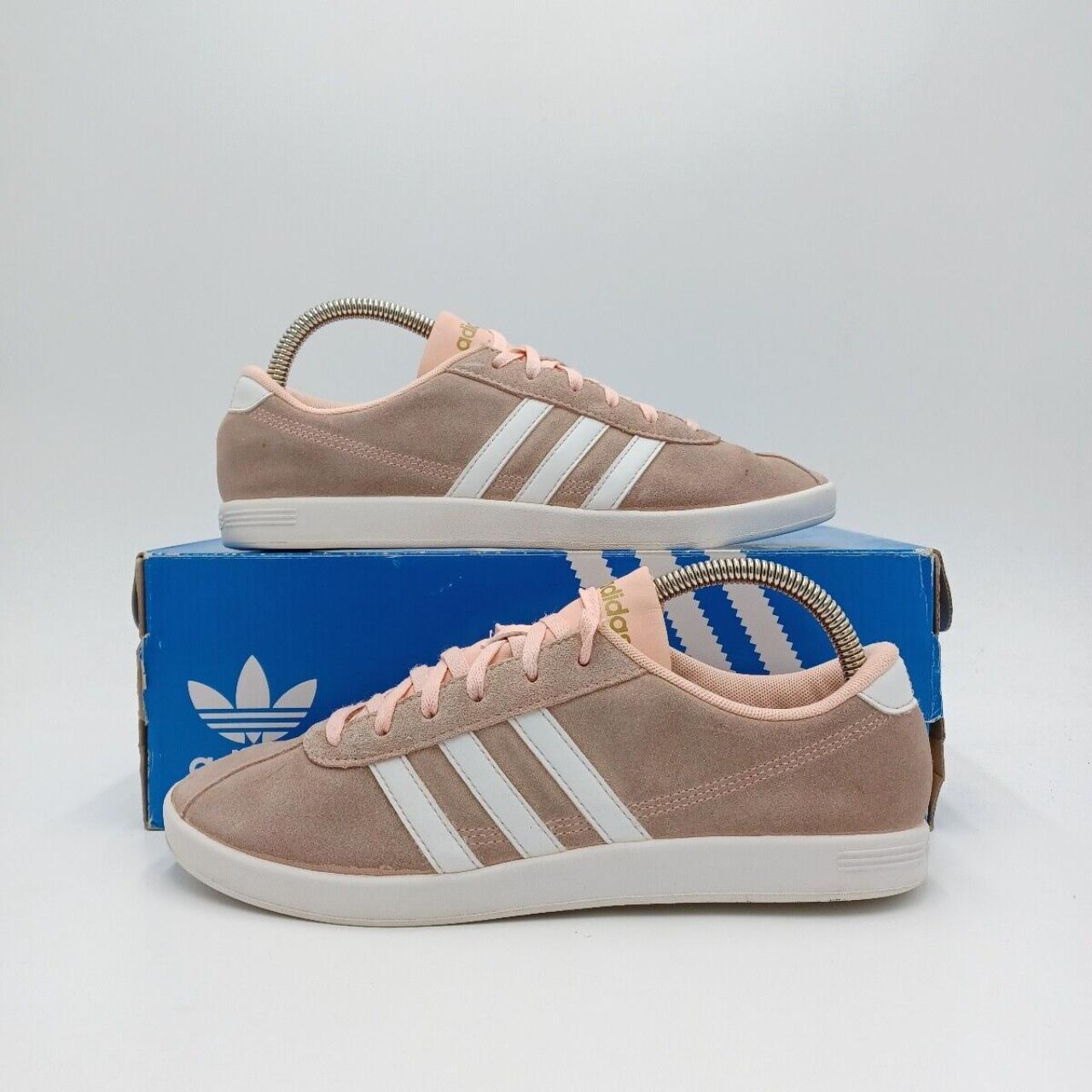 Adidas neo trainers pink sale