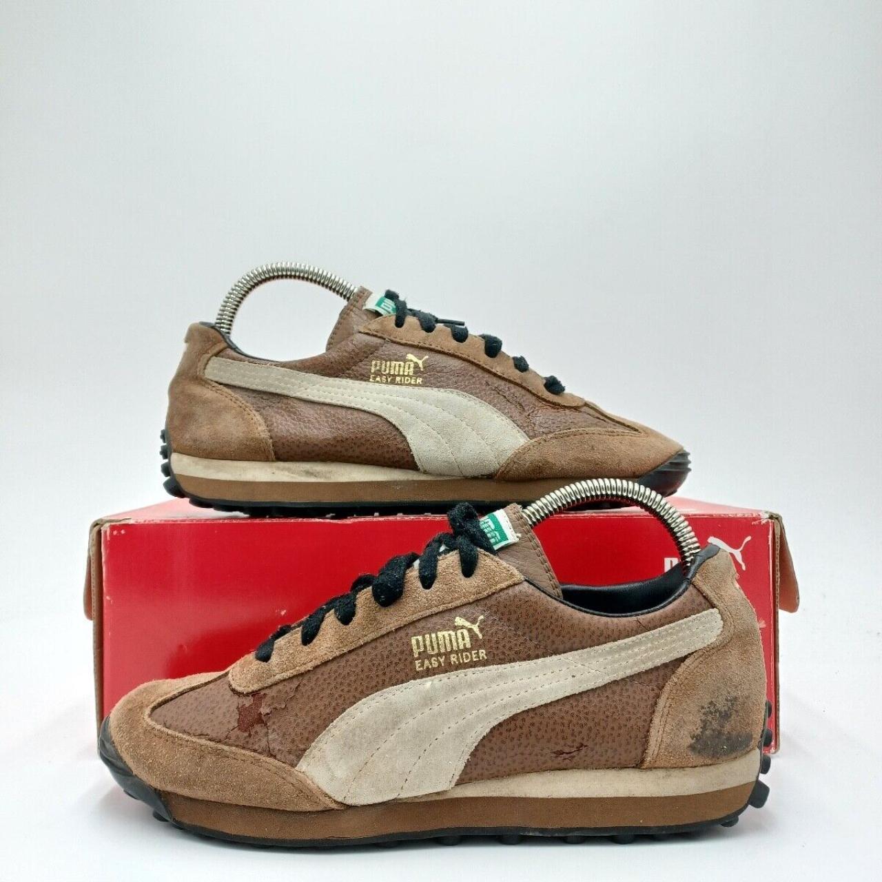 Puma Easy Rider Trainer Brown UK5 Low Womens 2000 Depop