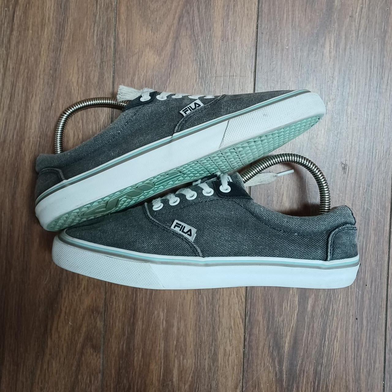 Fila Canvas Trainer Grey UK6.5 Low Mens 2017