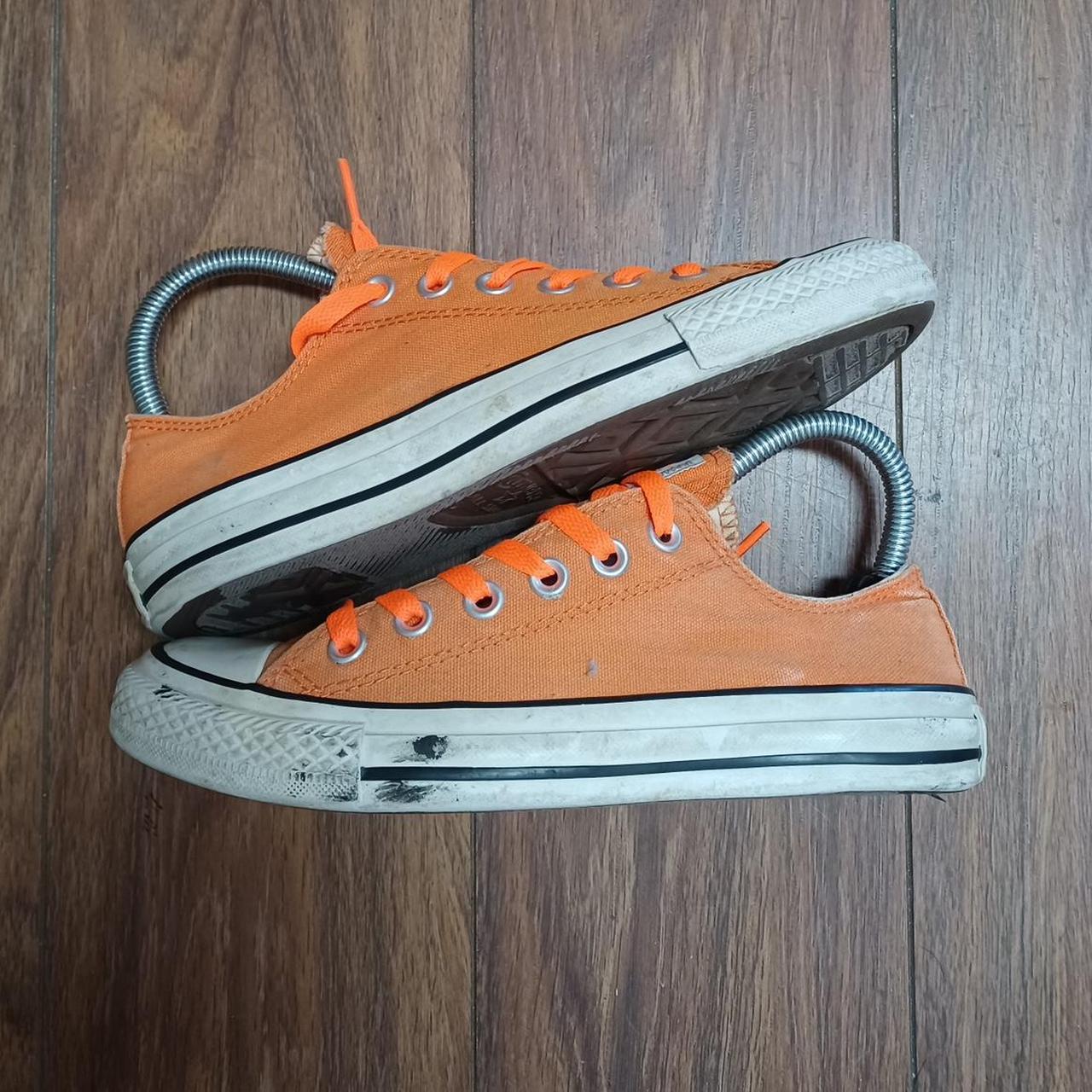 Ladies orange converse online