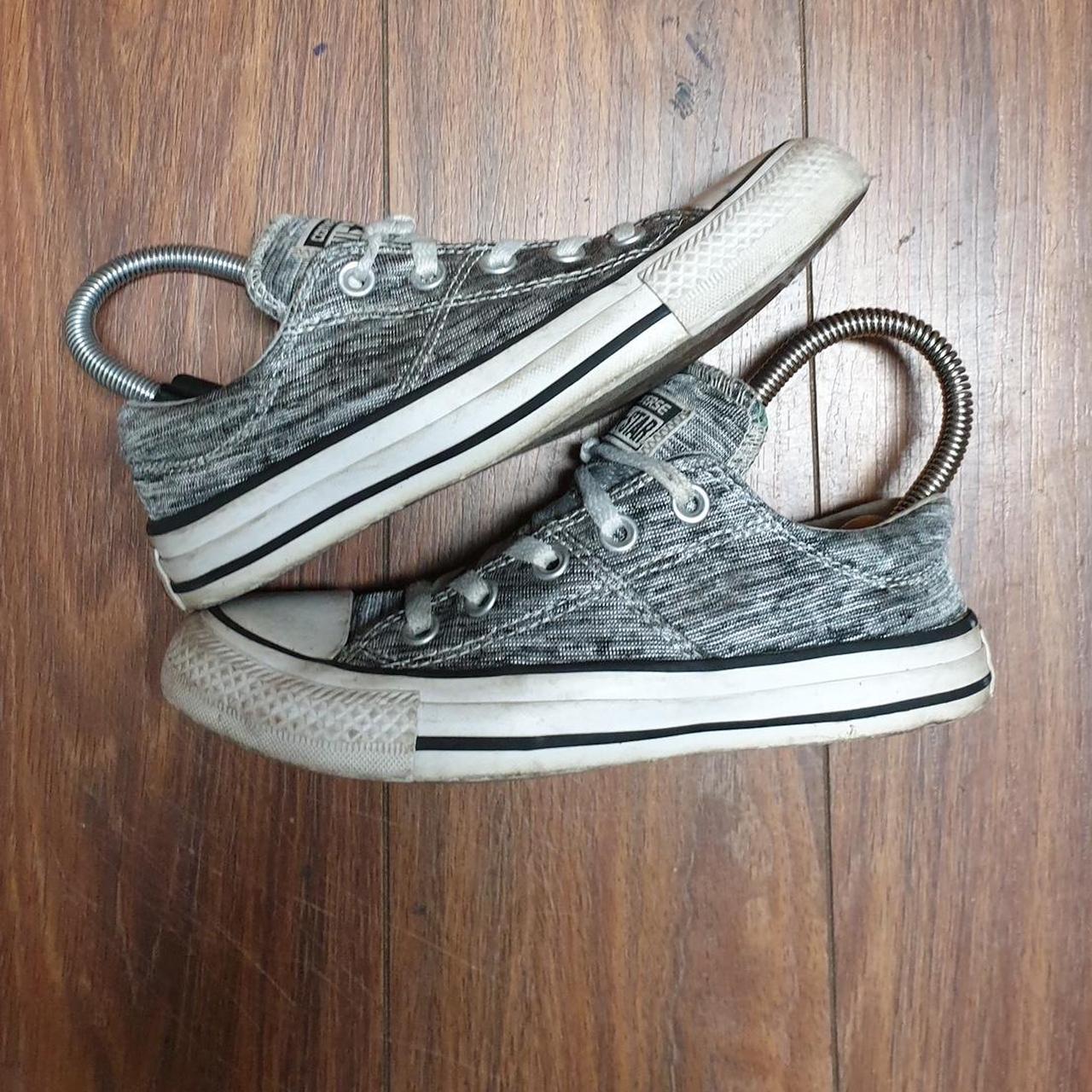 Ladies grey converse trainers best sale