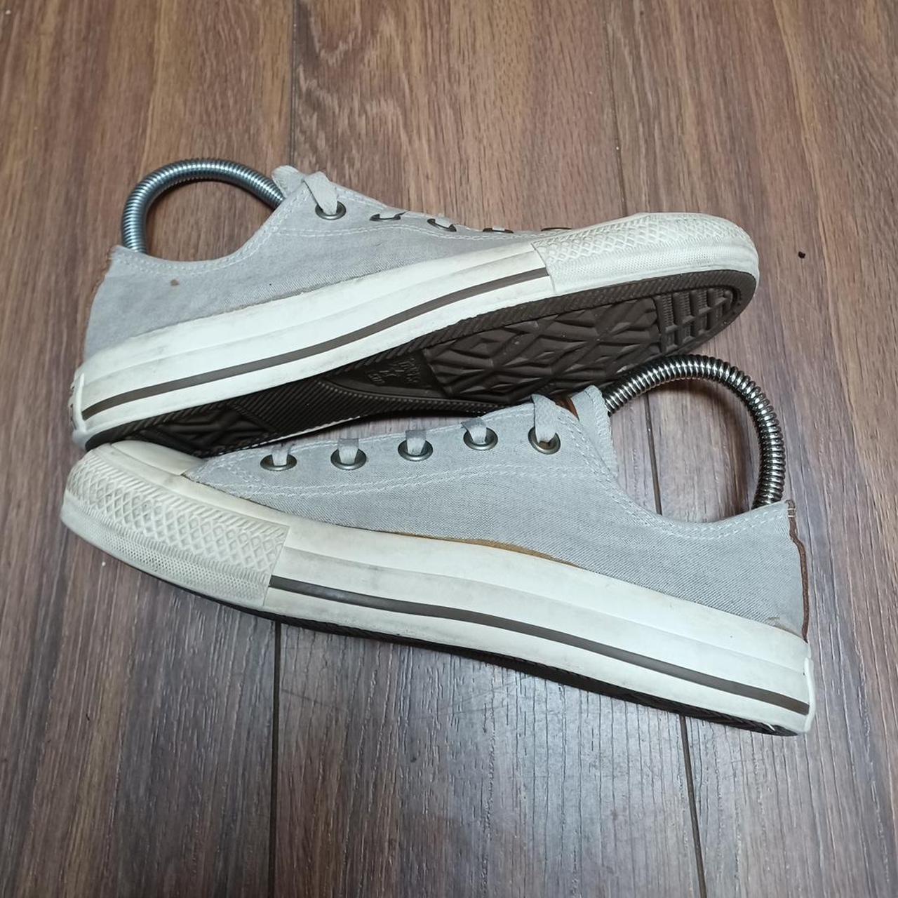 Converse Chuck Taylor Trainer Grey UK3 Low Womens. Depop