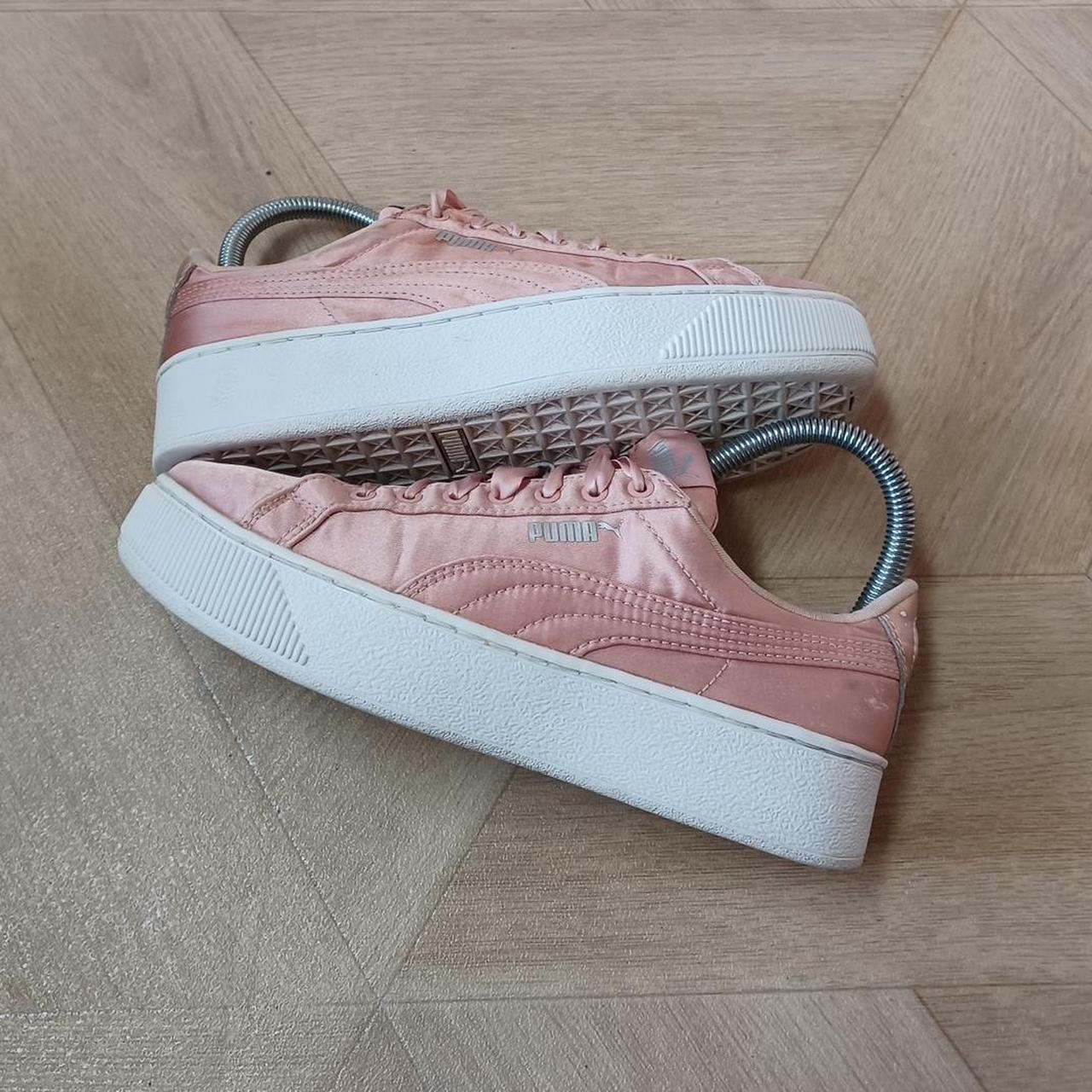 Puma basket platform bambino rosa online