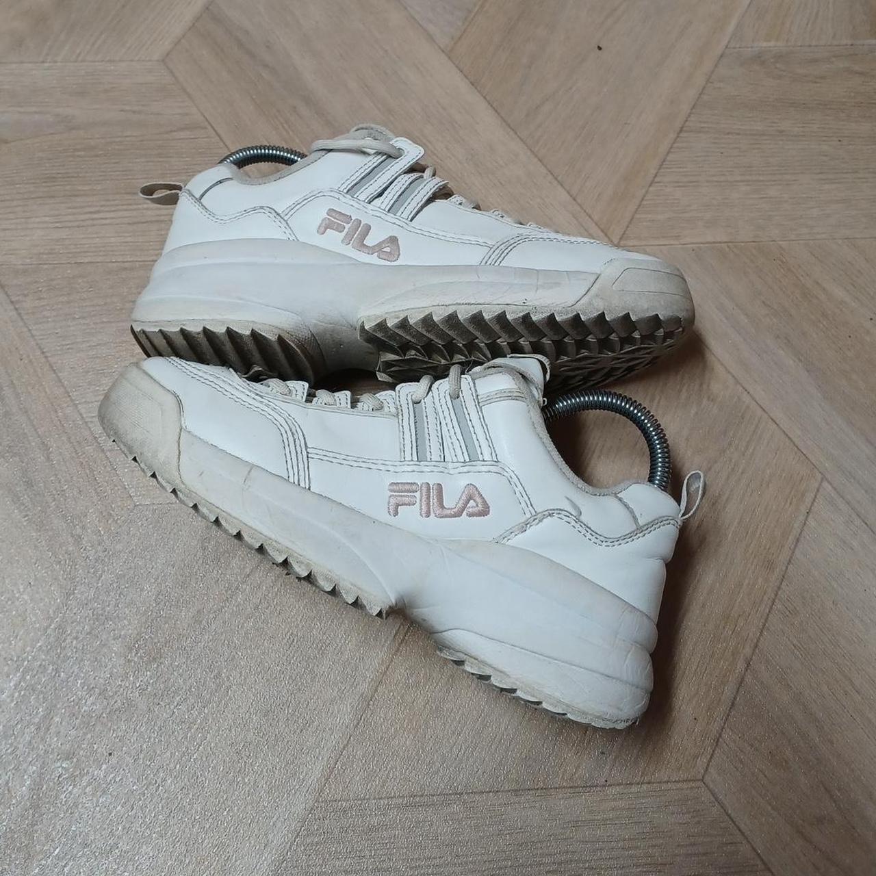 Fila Disruptor Trainer White UK4 Low Womens 2019. Depop