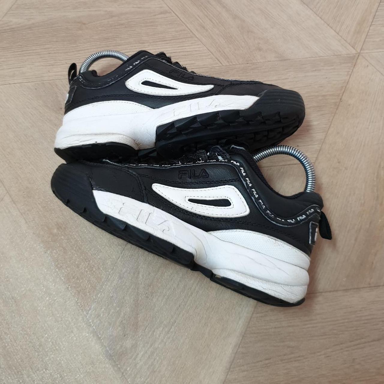 Fila Disruptor Trainer Black UK4 Low Womens. Depop