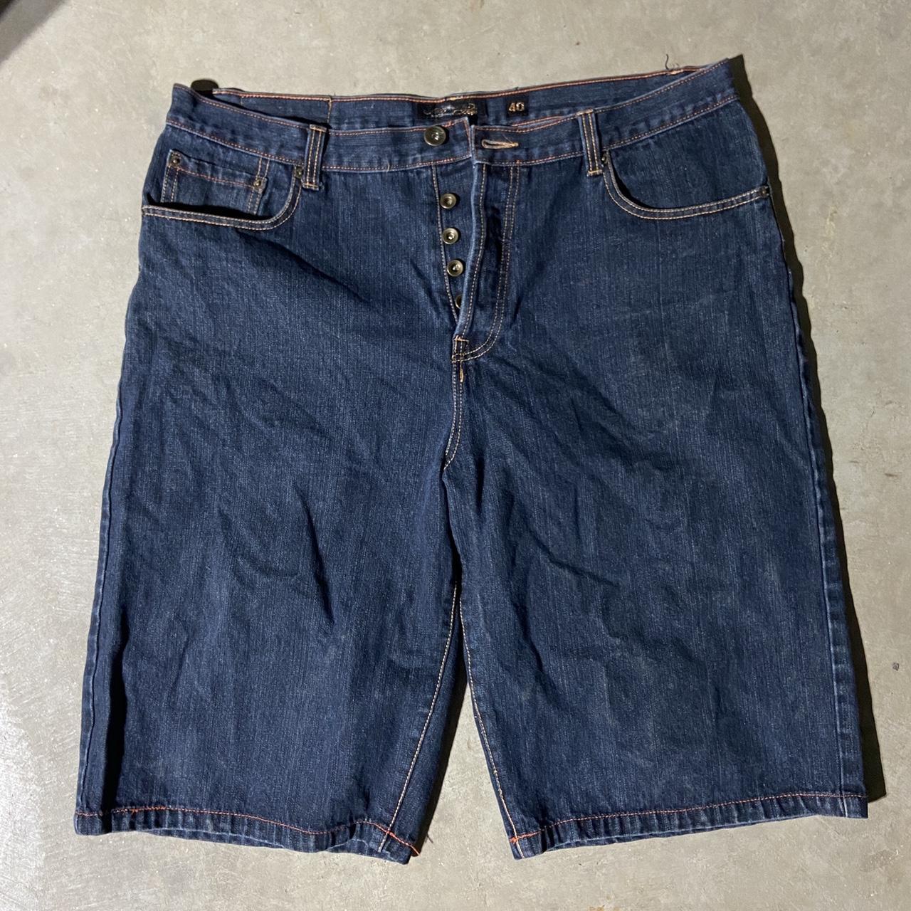 Ed Hardy Men's Navy Shorts | Depop