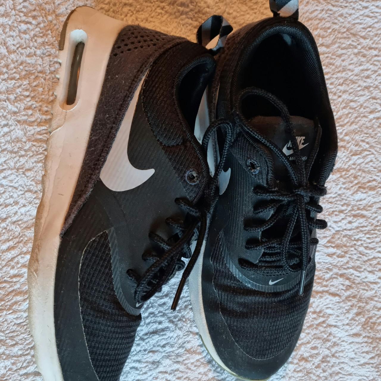 Nike Air Max Thea UK 3.5 Black with light Depop