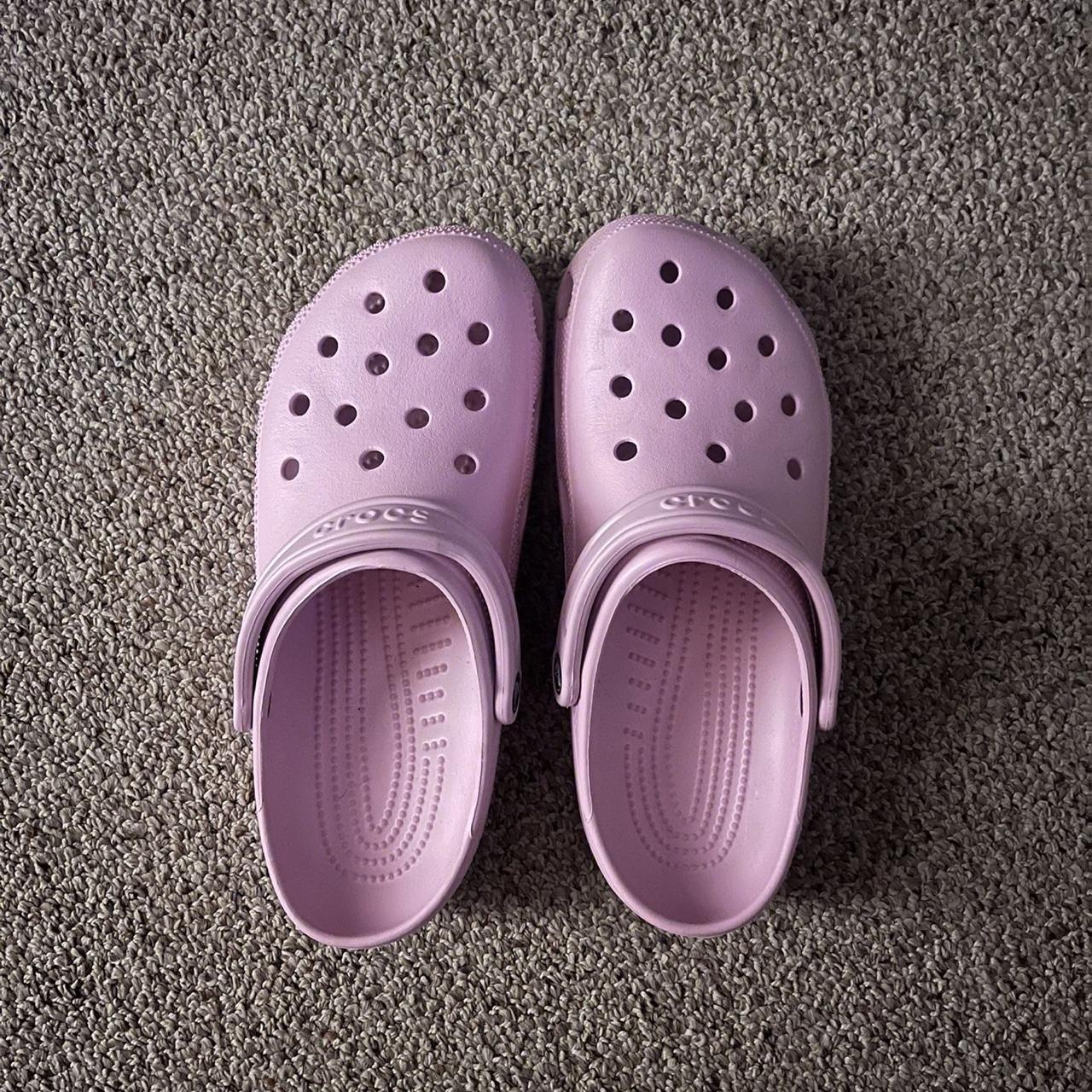 Ballerina pink crocs hotsell