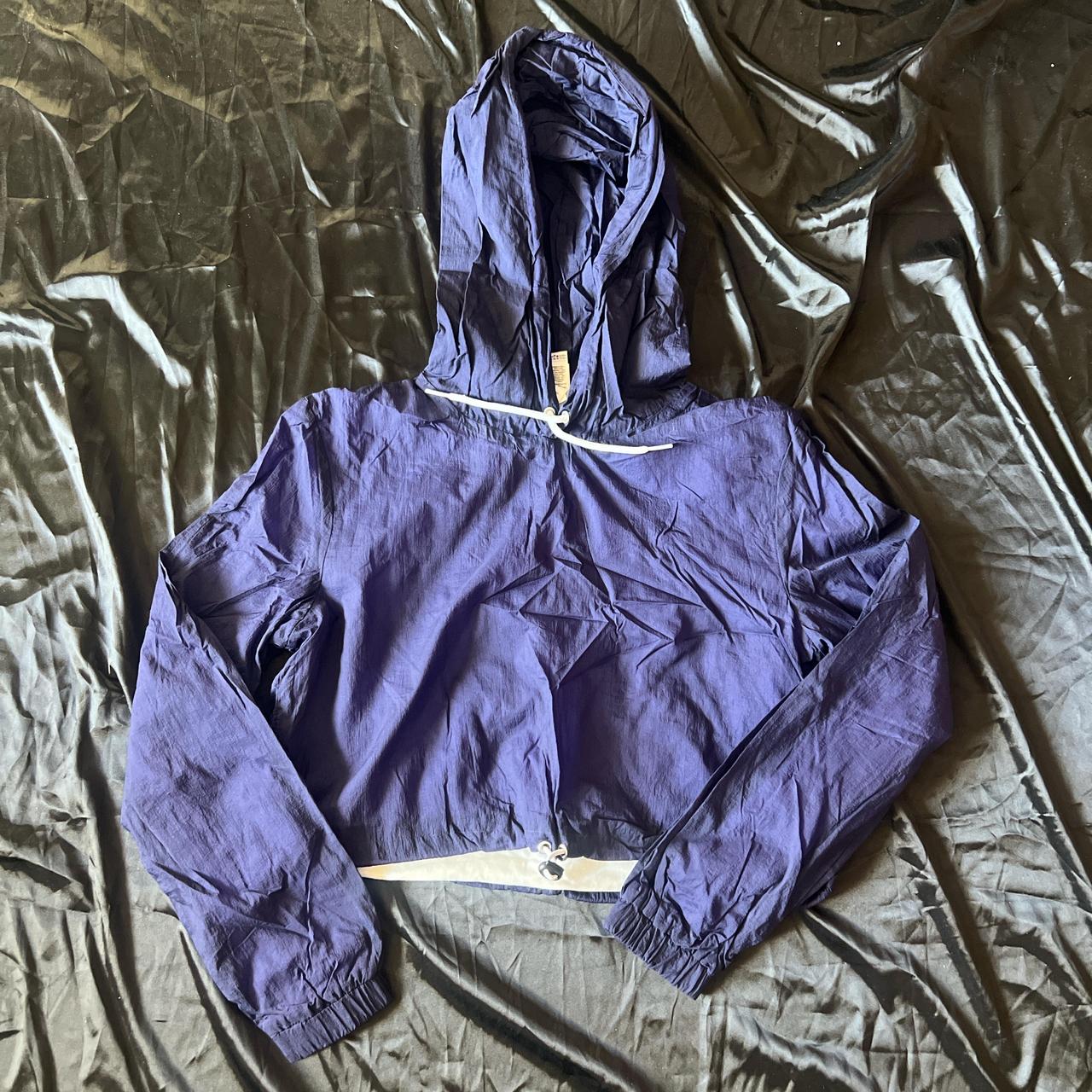 American Apparel Women's Windbreaker Jacket Navy/Blue S