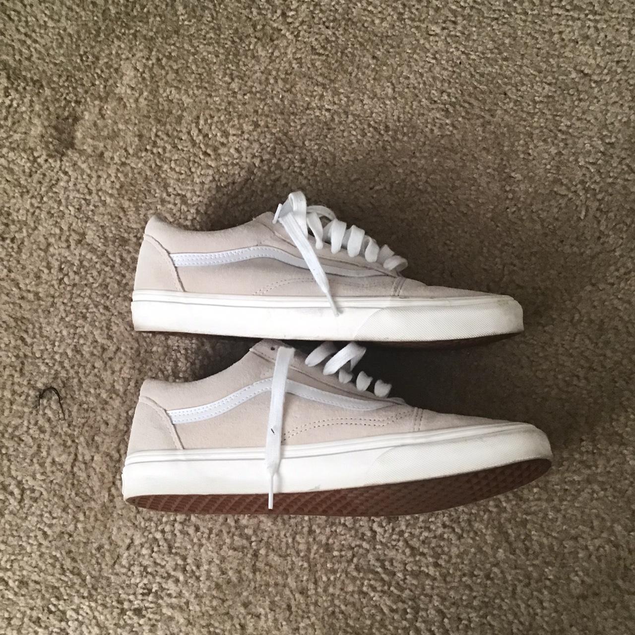 Cream color cheap vans