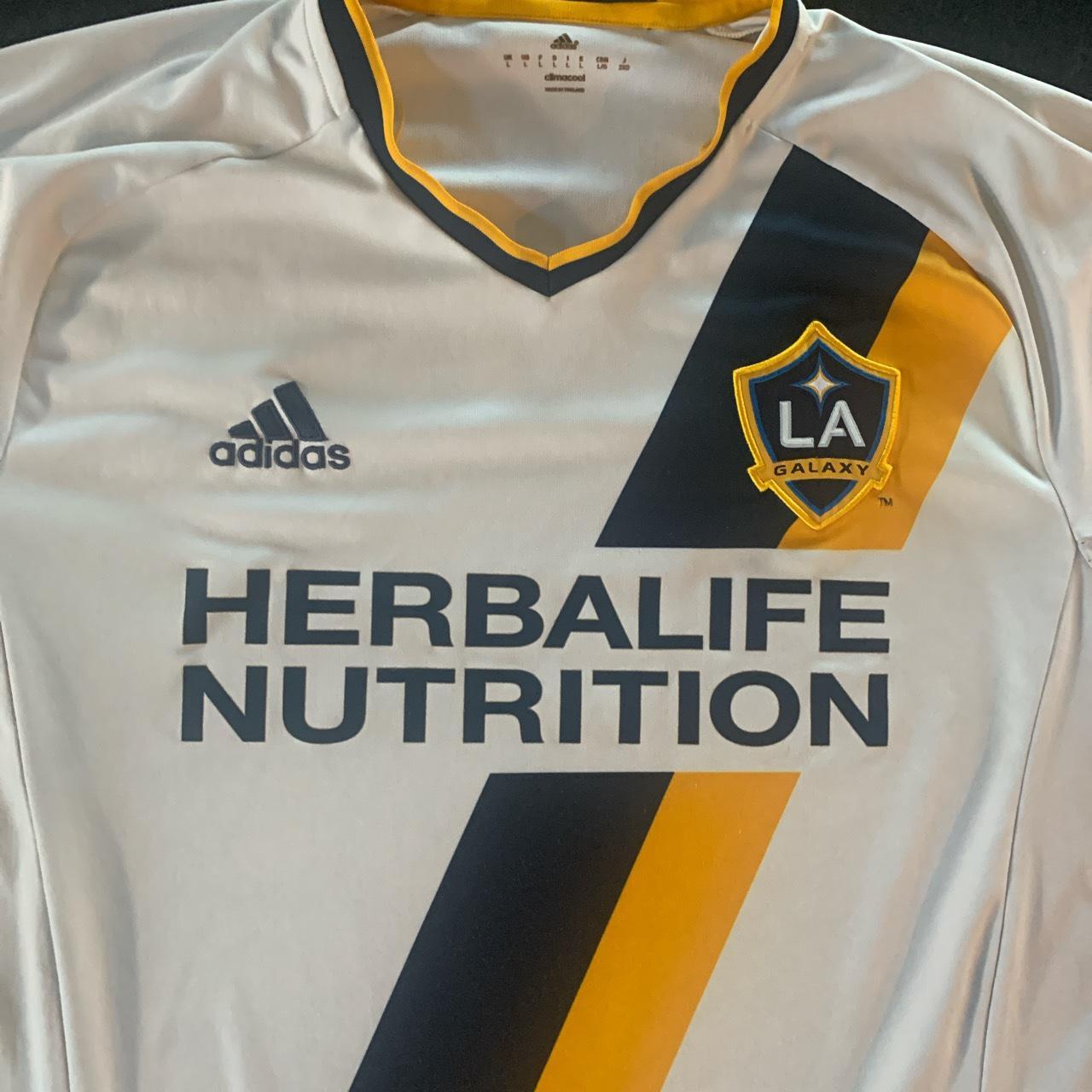 Adidas LA Galaxy Longsleeve Athletic Soccer Jersey - - Depop