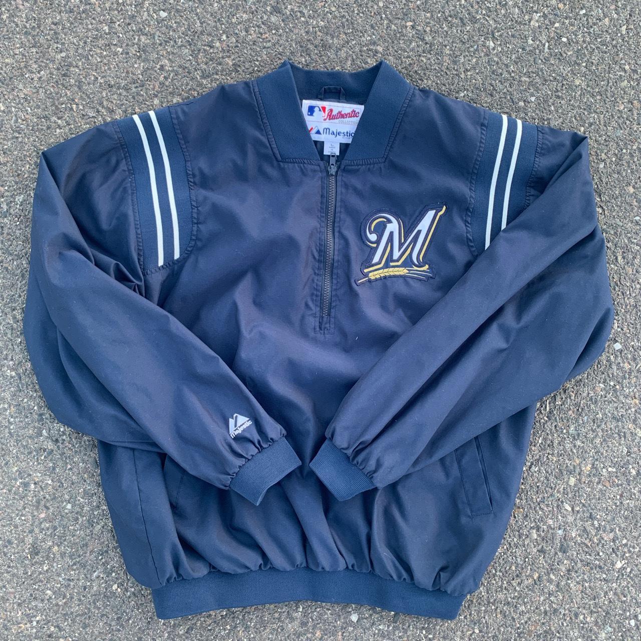 Beautiful vintage Milwaukee Brewers quarter... Depop