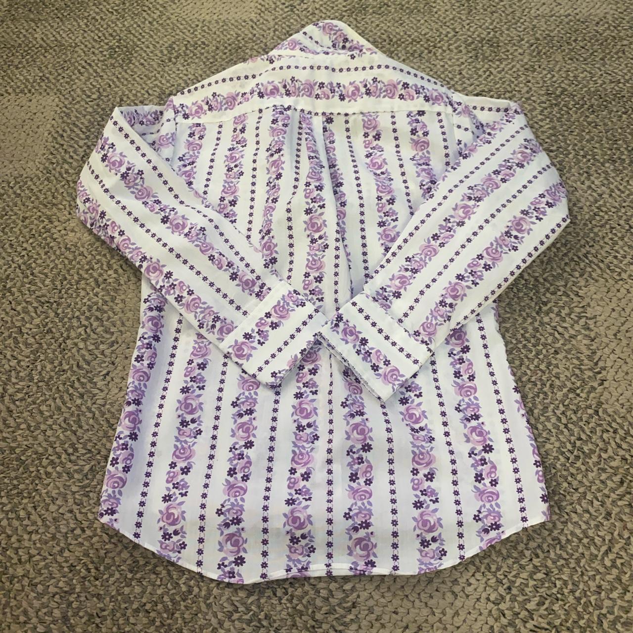 Purple and White Blouse (4)