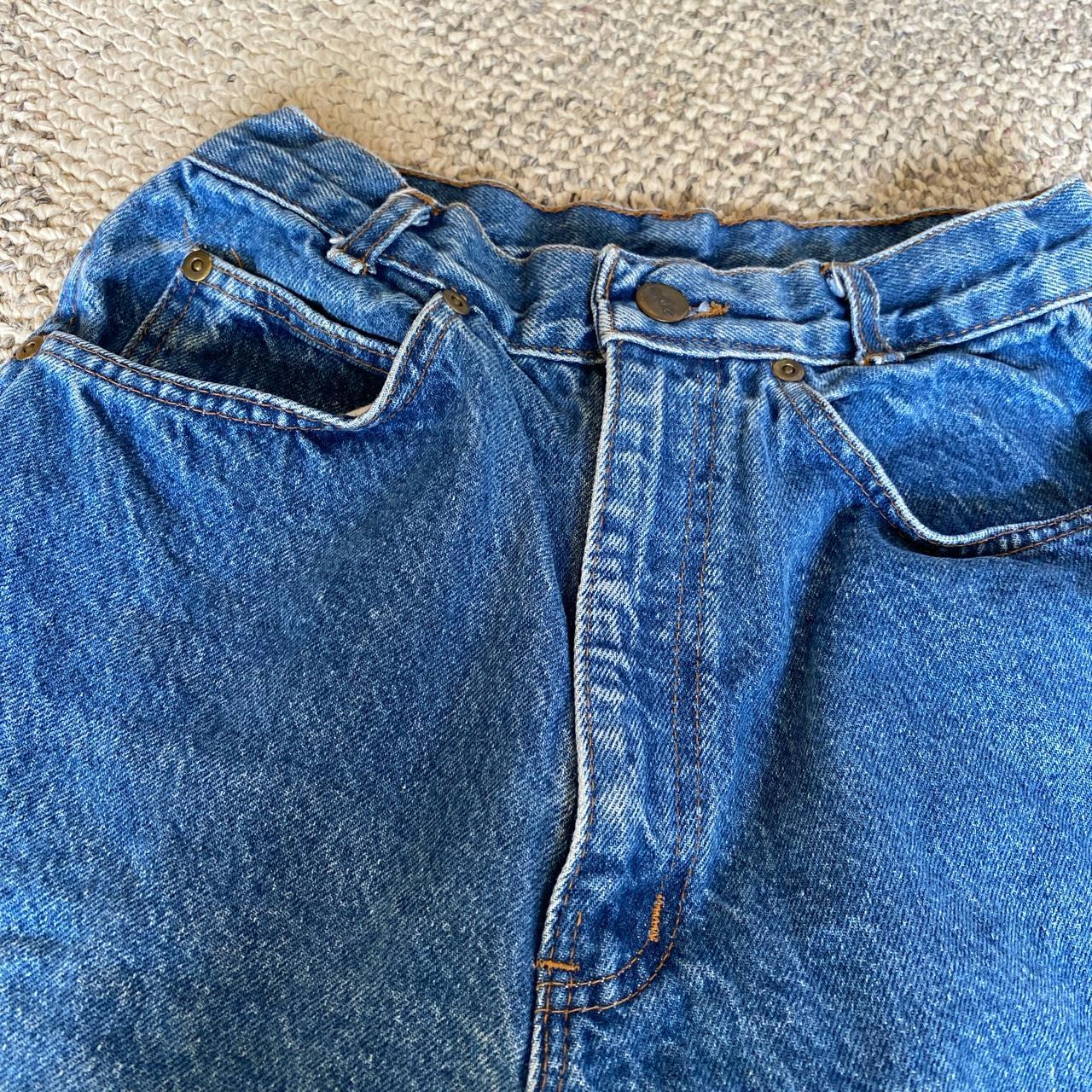 Vintage 80’s chic jeans 👖 Waist 24” Rise 11.5” Hip... - Depop