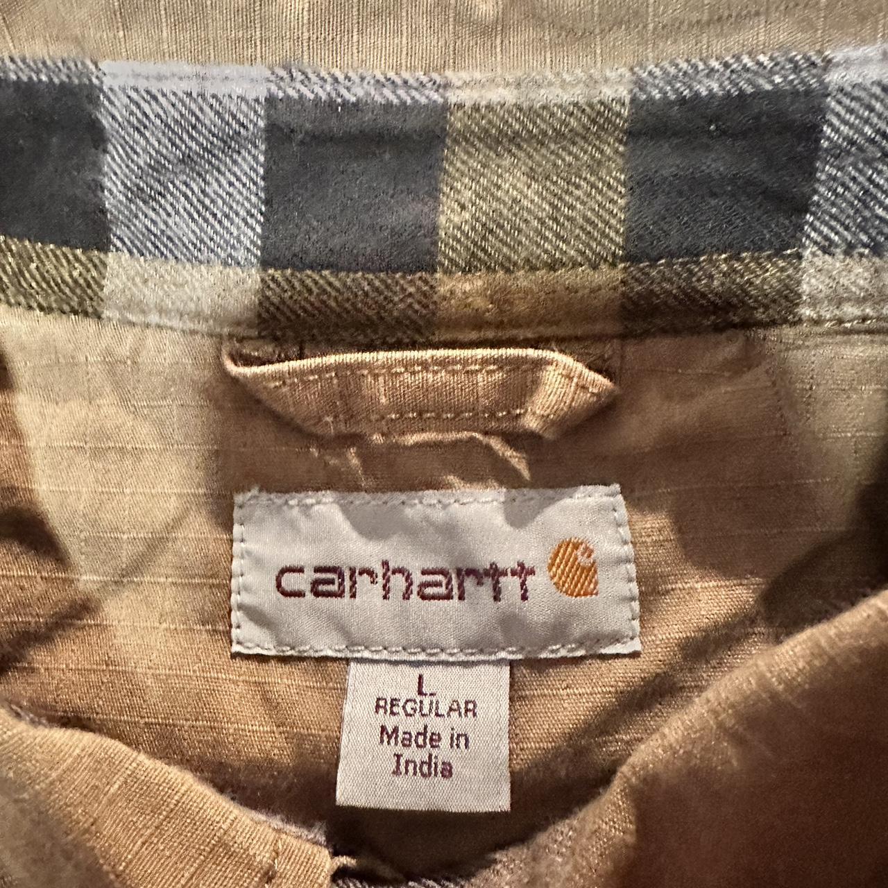 Carhartt throw over Jacket Size-Large Preowned... - Depop