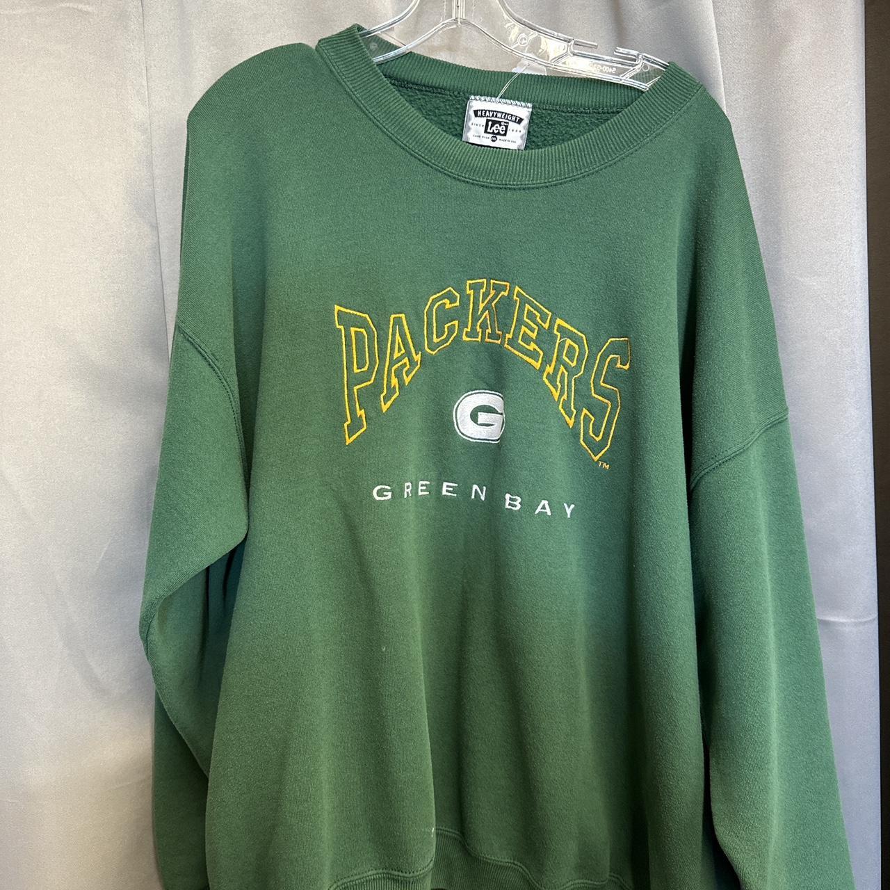 Vintage 90s Green Bay packers jersey long sleeve - Depop